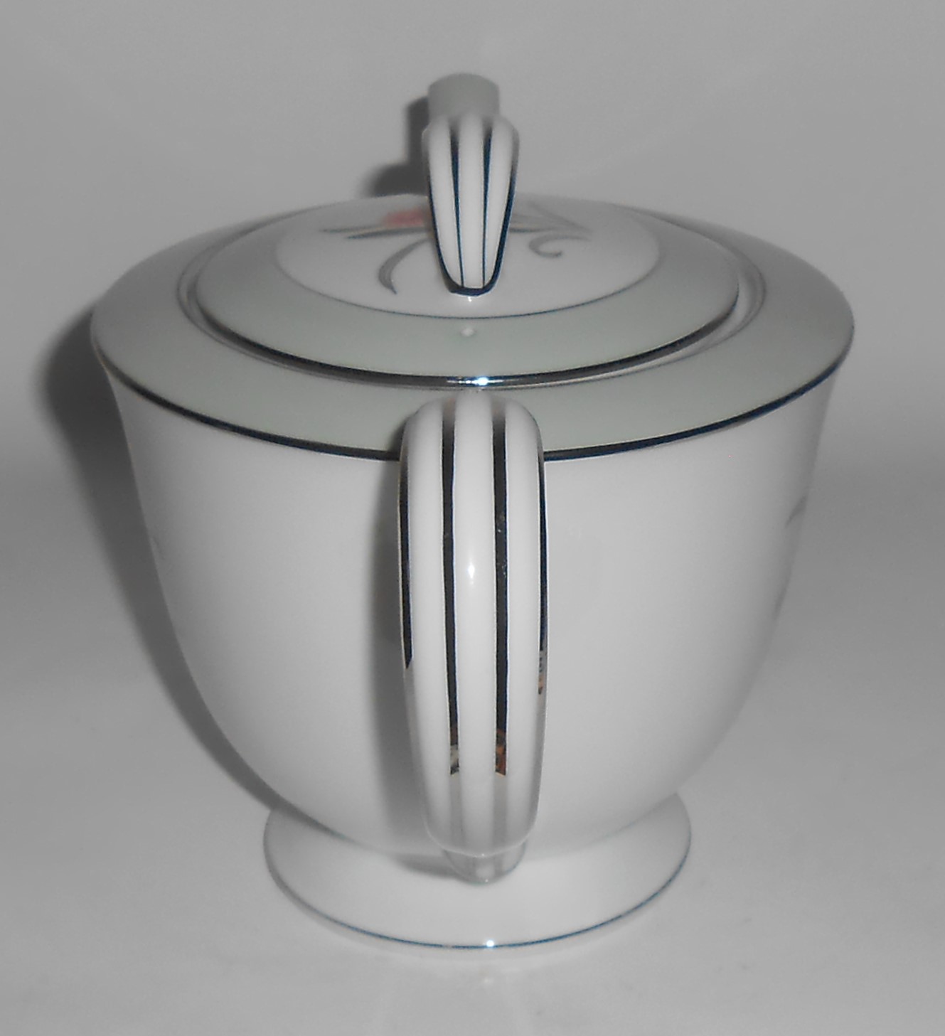 Noritake Porcelain China 5442 Regina w/Platinum Teapot