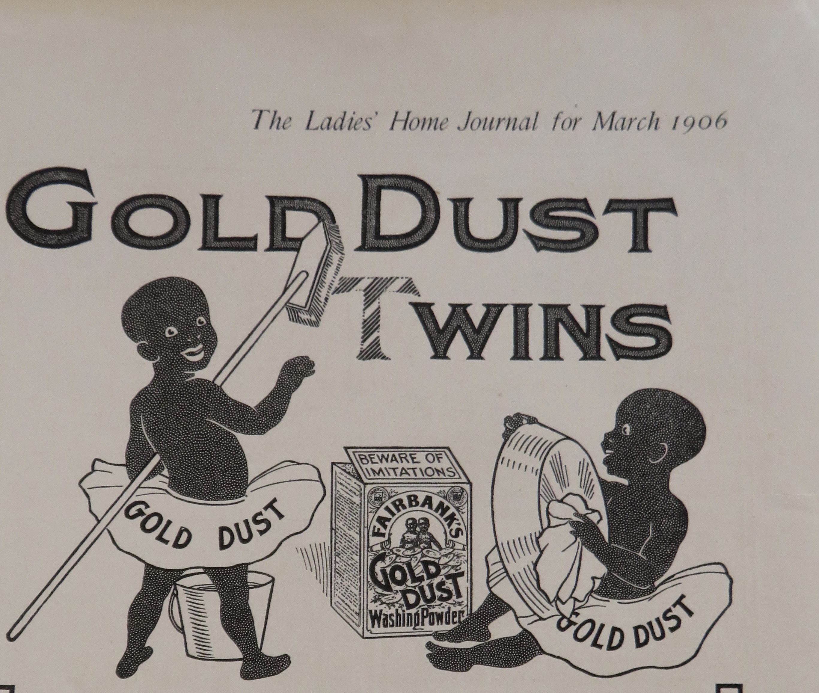 1906 Gold Dust Washing Powder with Gold Dust Twins