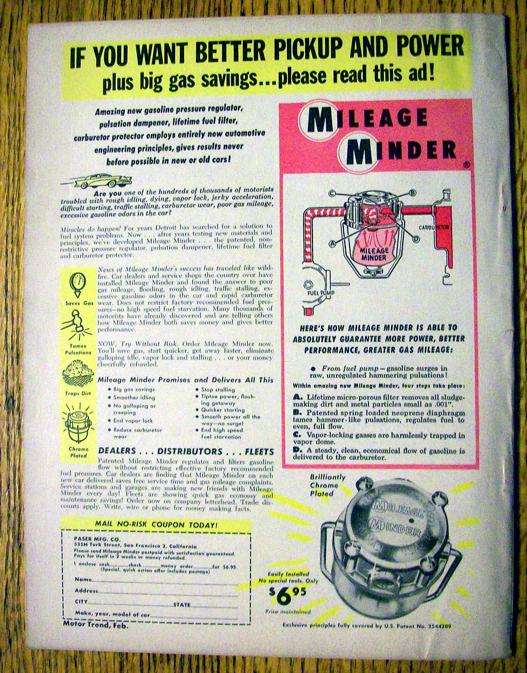 Motor Trend Magazine February 1957 Hot 1957's