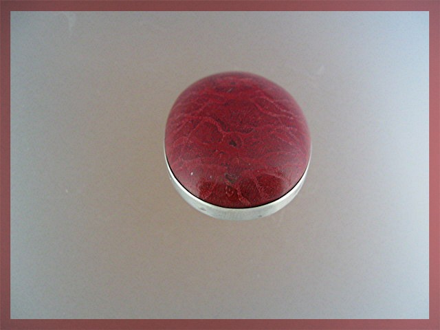 Sponge Coral Sterling Silver Ring