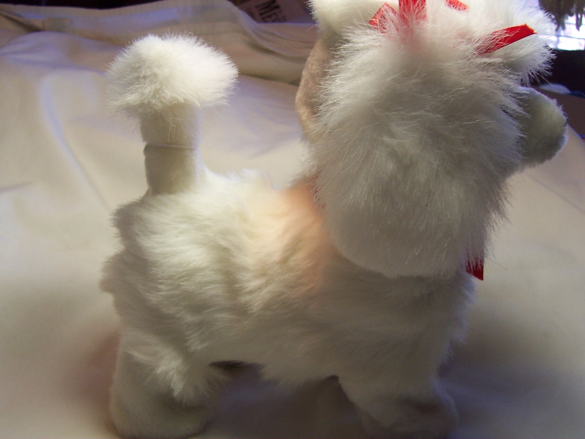Poodle Stuffed Animated Battery Operated