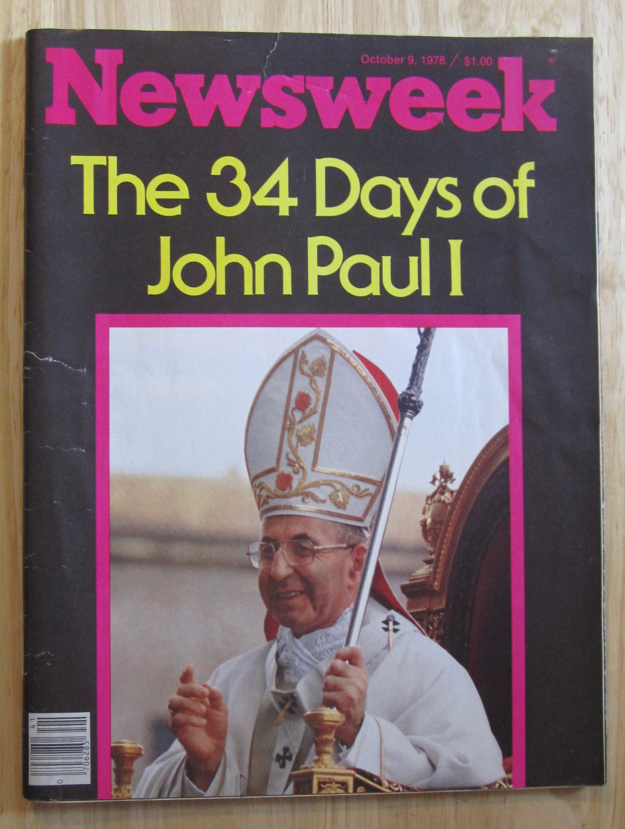 Newsweek Magazine October 9, 1978 34 Days of John Paul