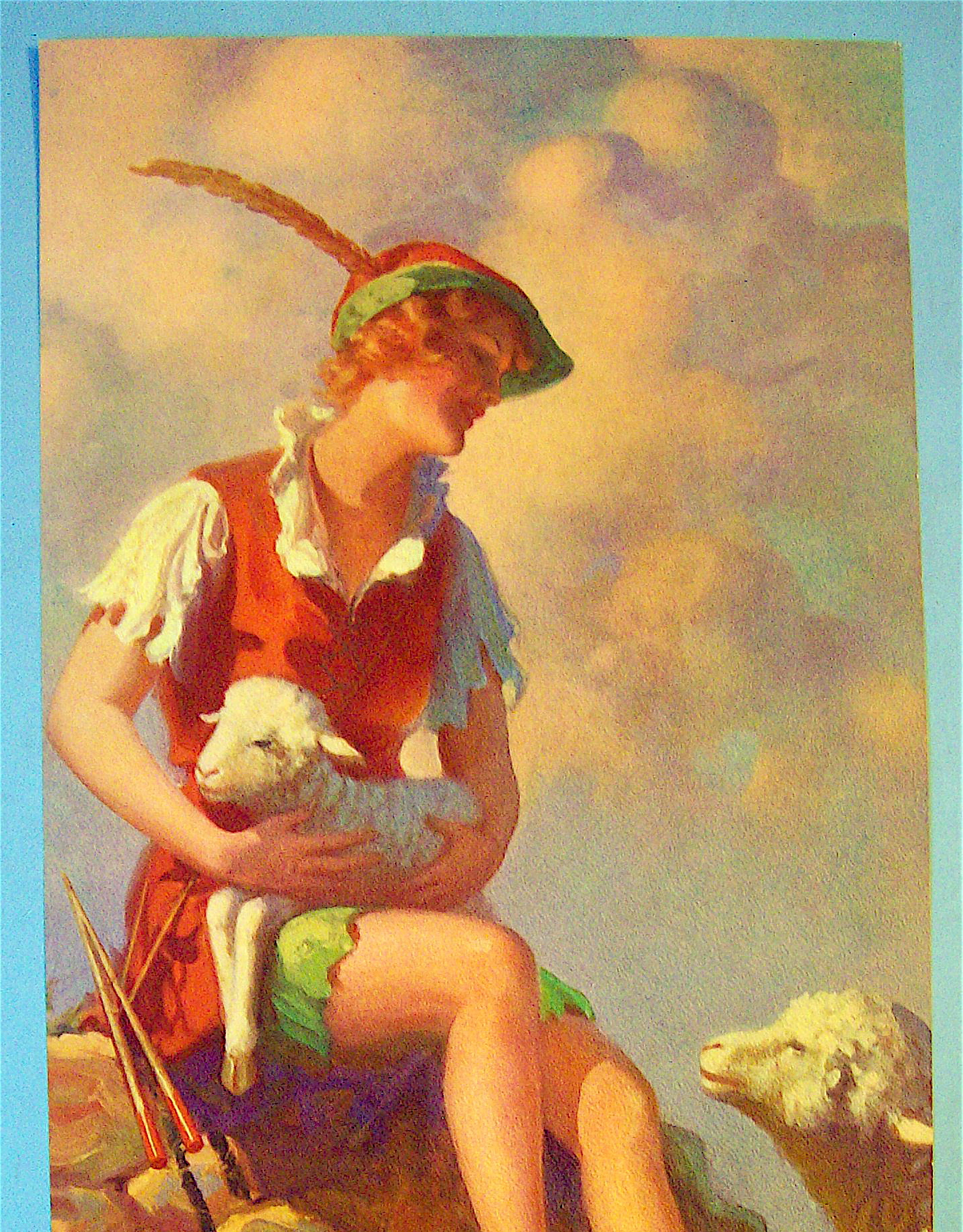Colortype Picture 1930's Playmates Of Peter Pan