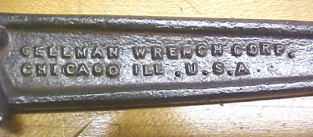 Gellman Adjustable Polly Speed Wrench 6 inch