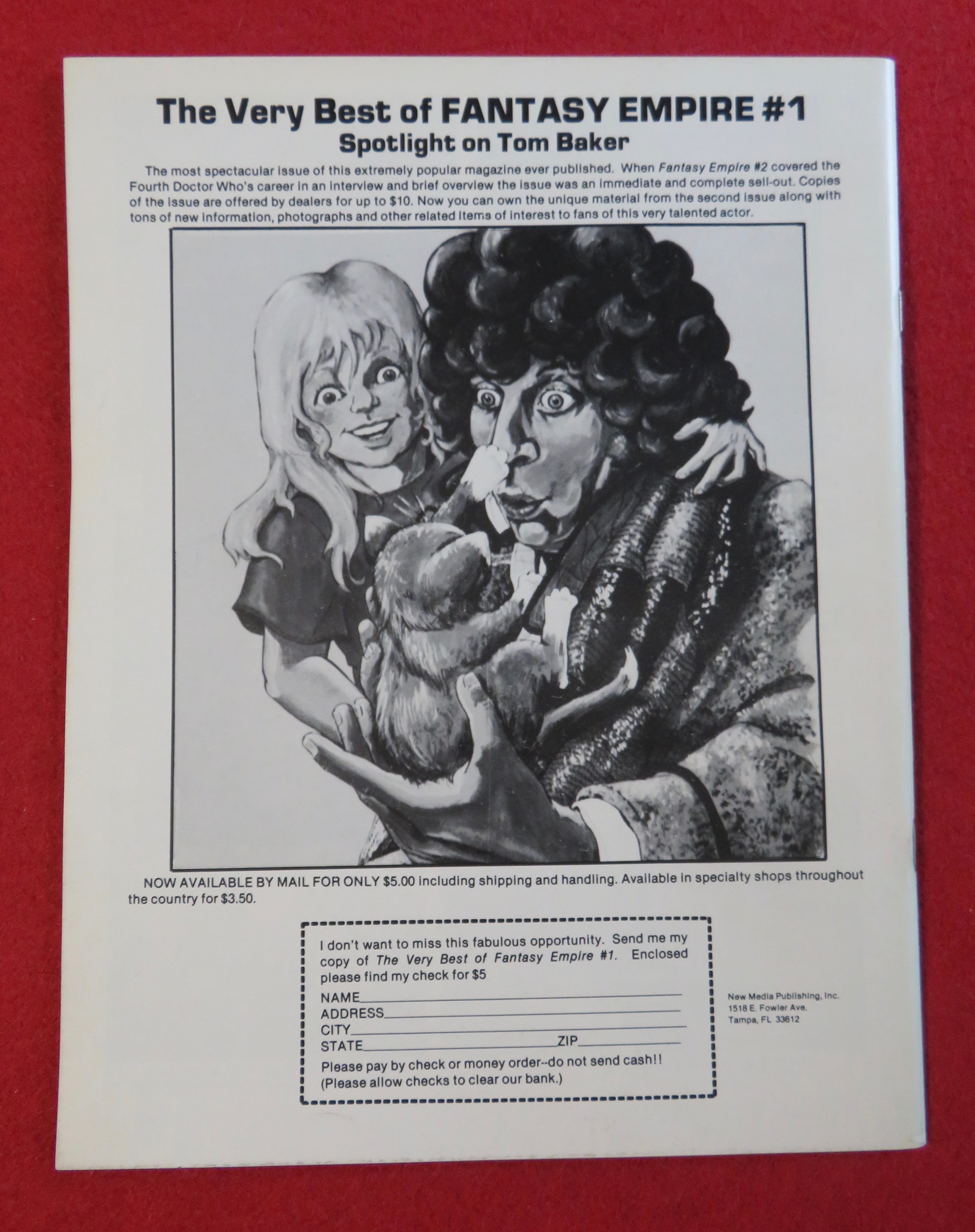 Fantasy Empire Magazine April 1984 Doctor Who: Close Up