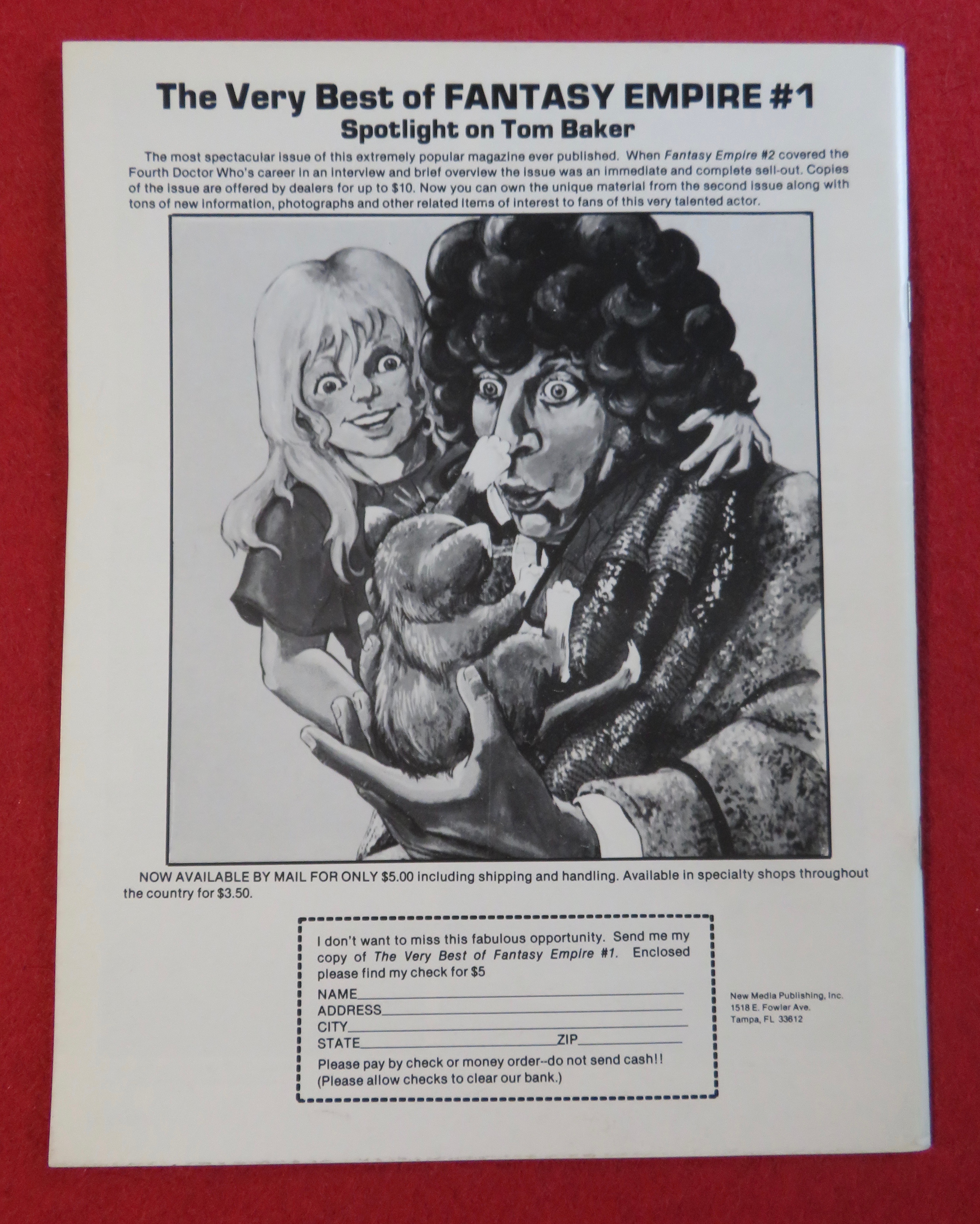 Fantasy Empire Magazine April 1984 Doctor Who: Close Up