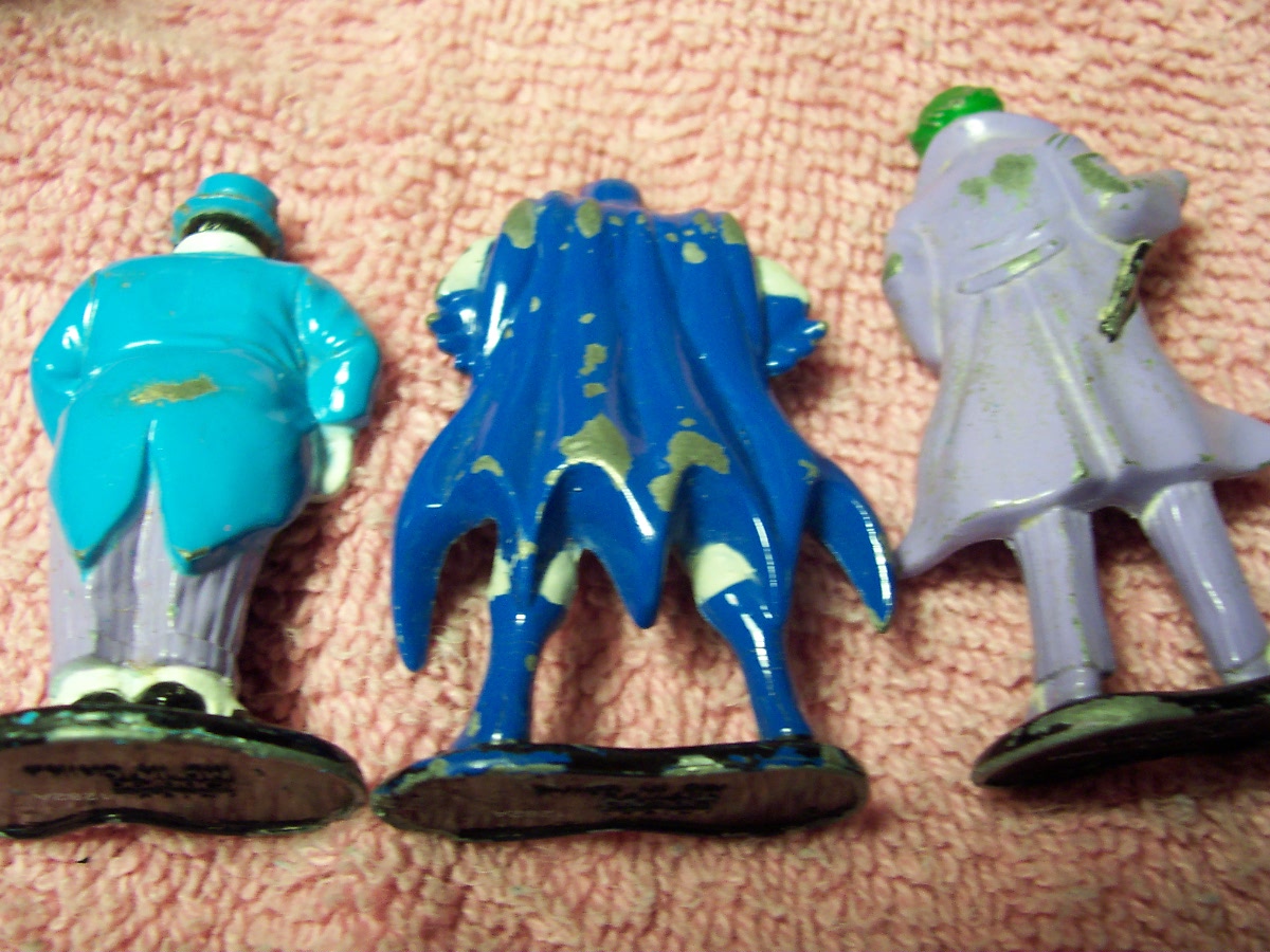 Ertl Batman Figures 1990 Set 3 Die Cast Metal
