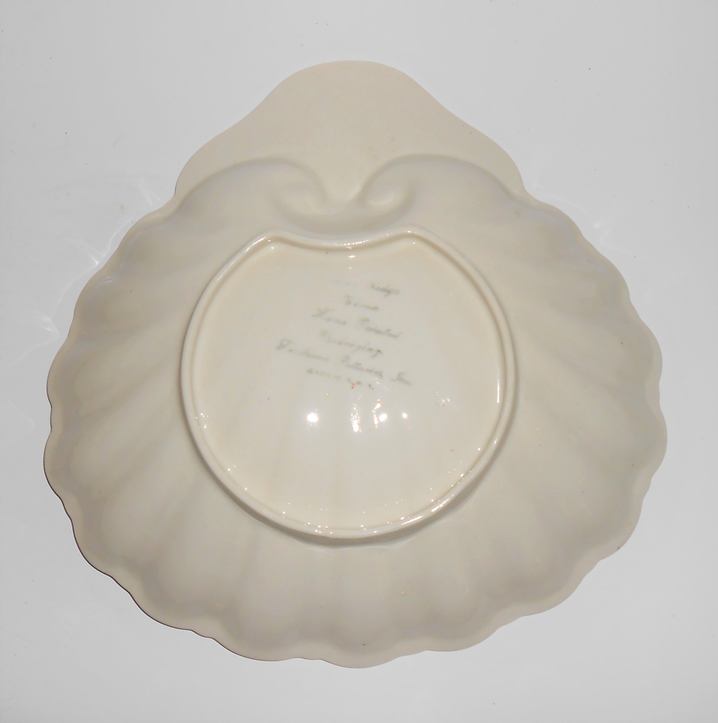 Blue Ridge Pottery Floral Deep Shell Bowl