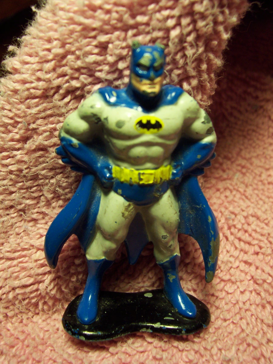 Ertl Batman Figures 1990 Set 3 Die Cast Metal