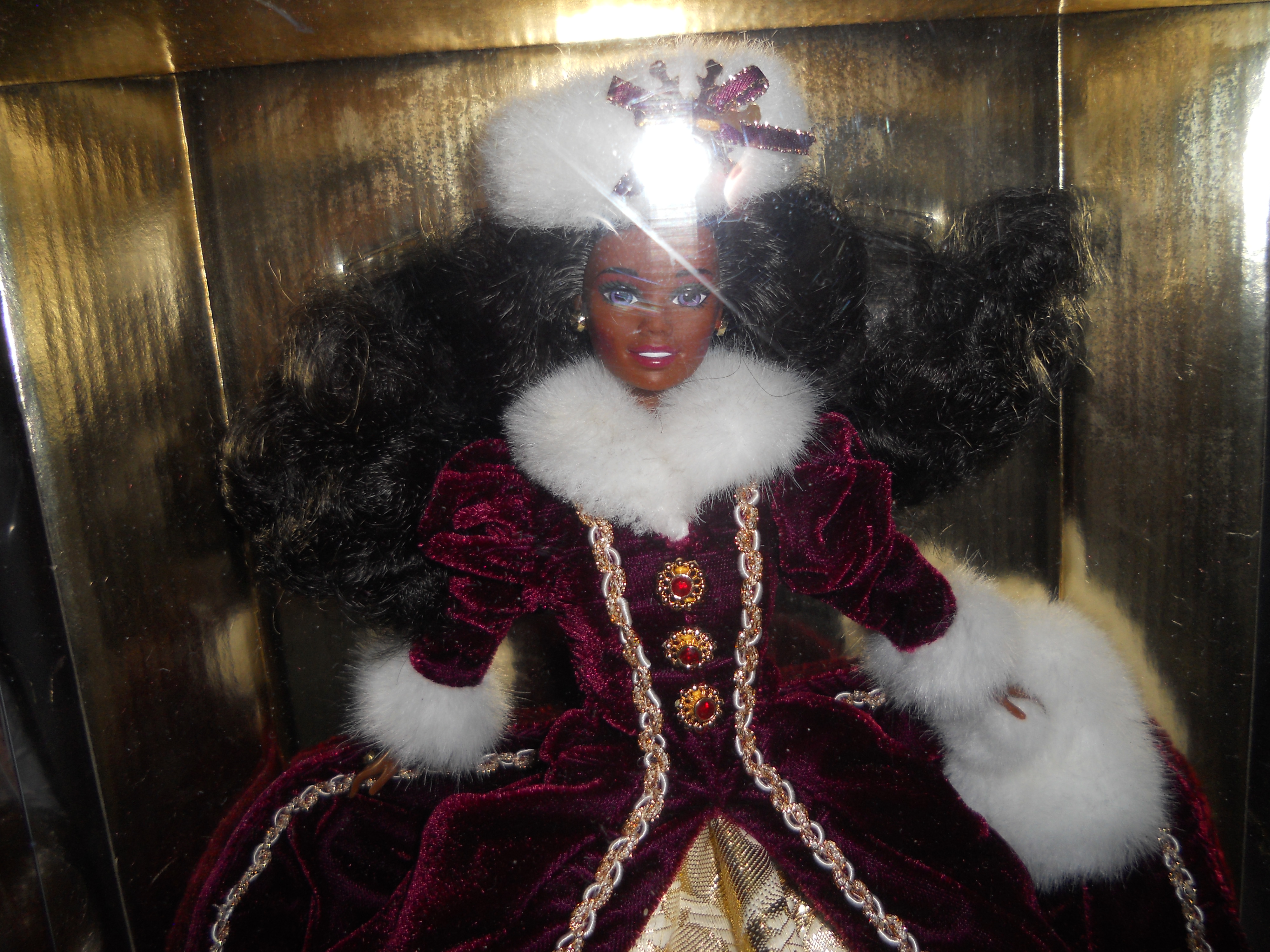 Barbie Doll Happy Holidays 1996 Mattel African American