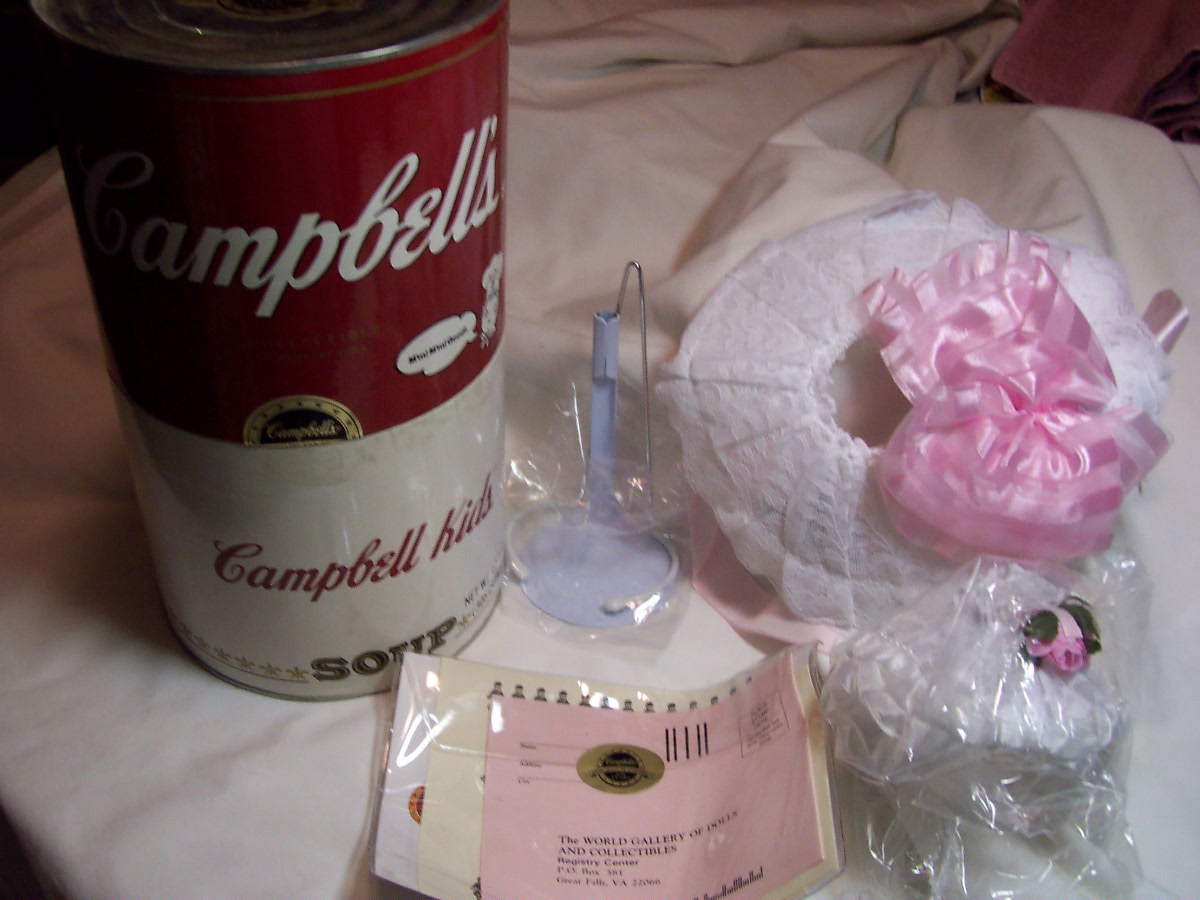 Campbell Soup Kids Porcelain Doll Belle 1994