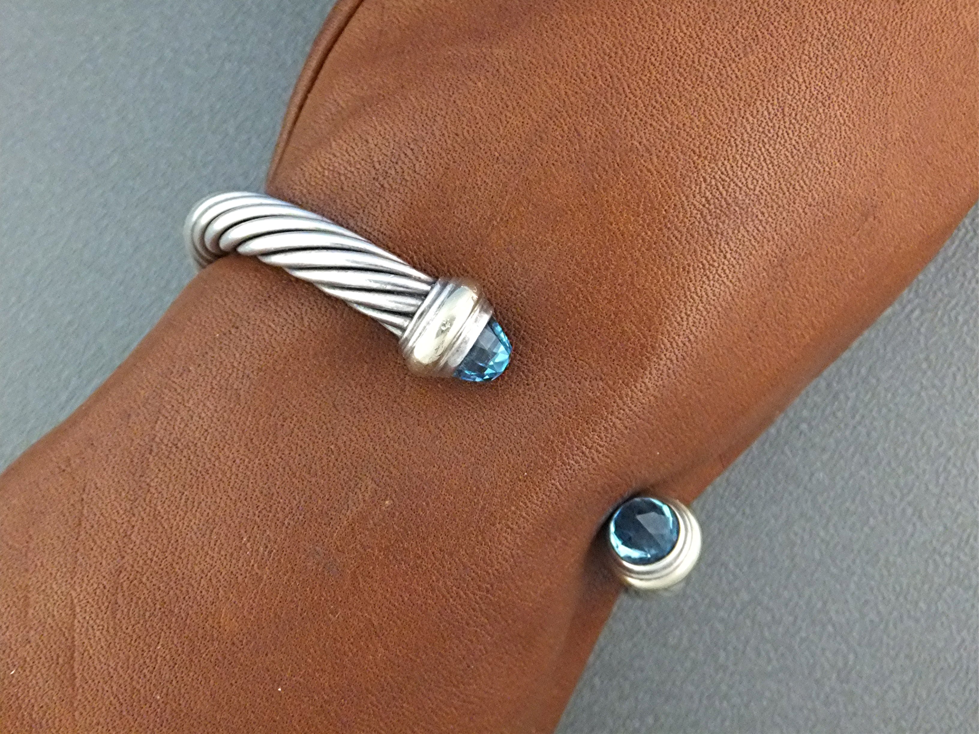 DAVID YURMAN Sterling Silver 14K Gold Bracelet