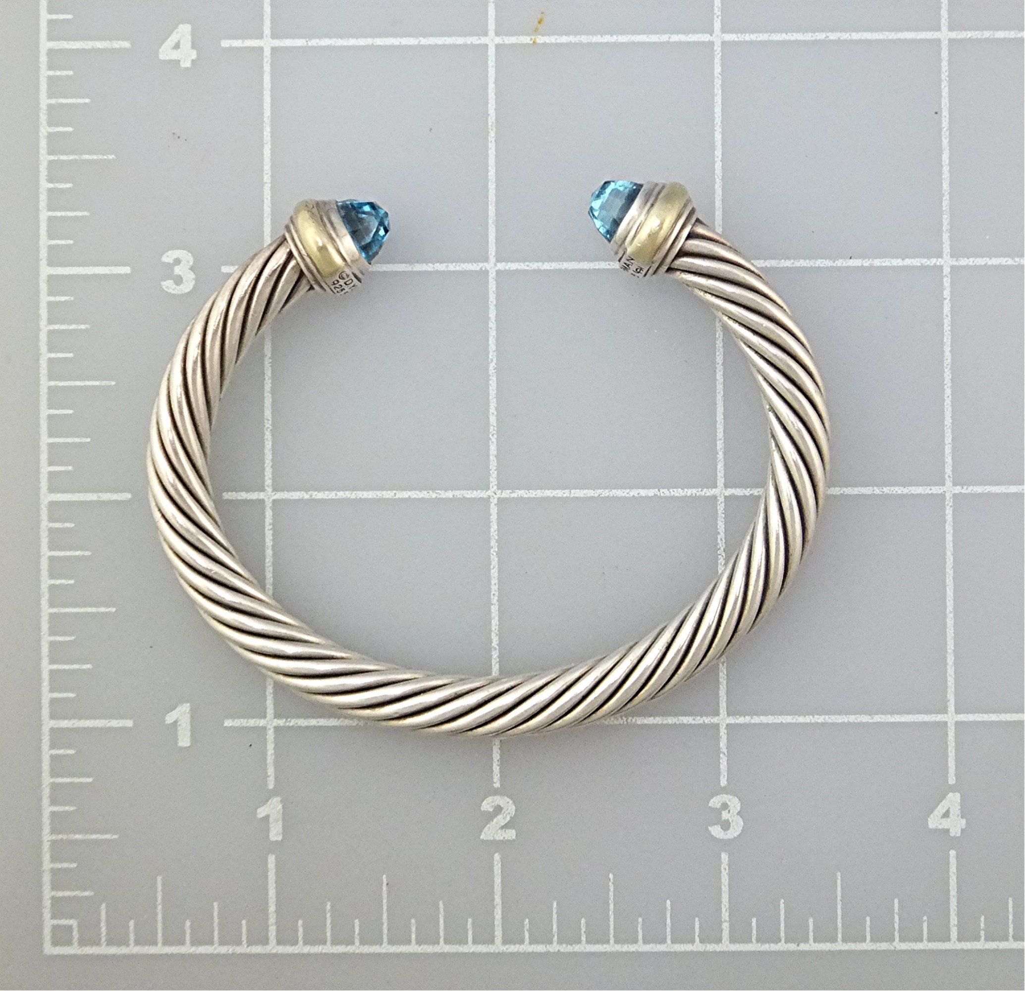 DAVID YURMAN Sterling Silver 14K Gold Bracelet