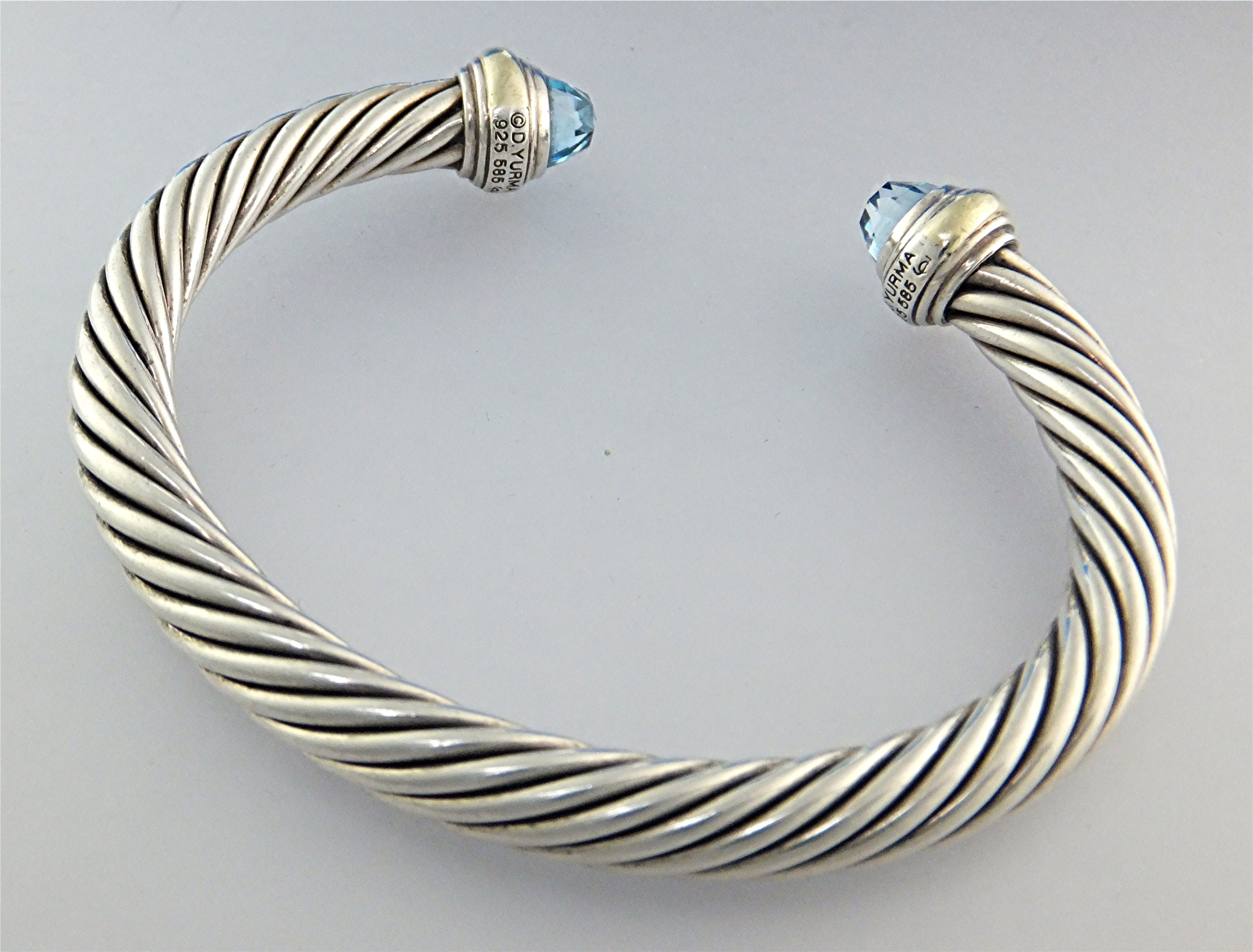 DAVID YURMAN Sterling Silver 14K Gold Bracelet
