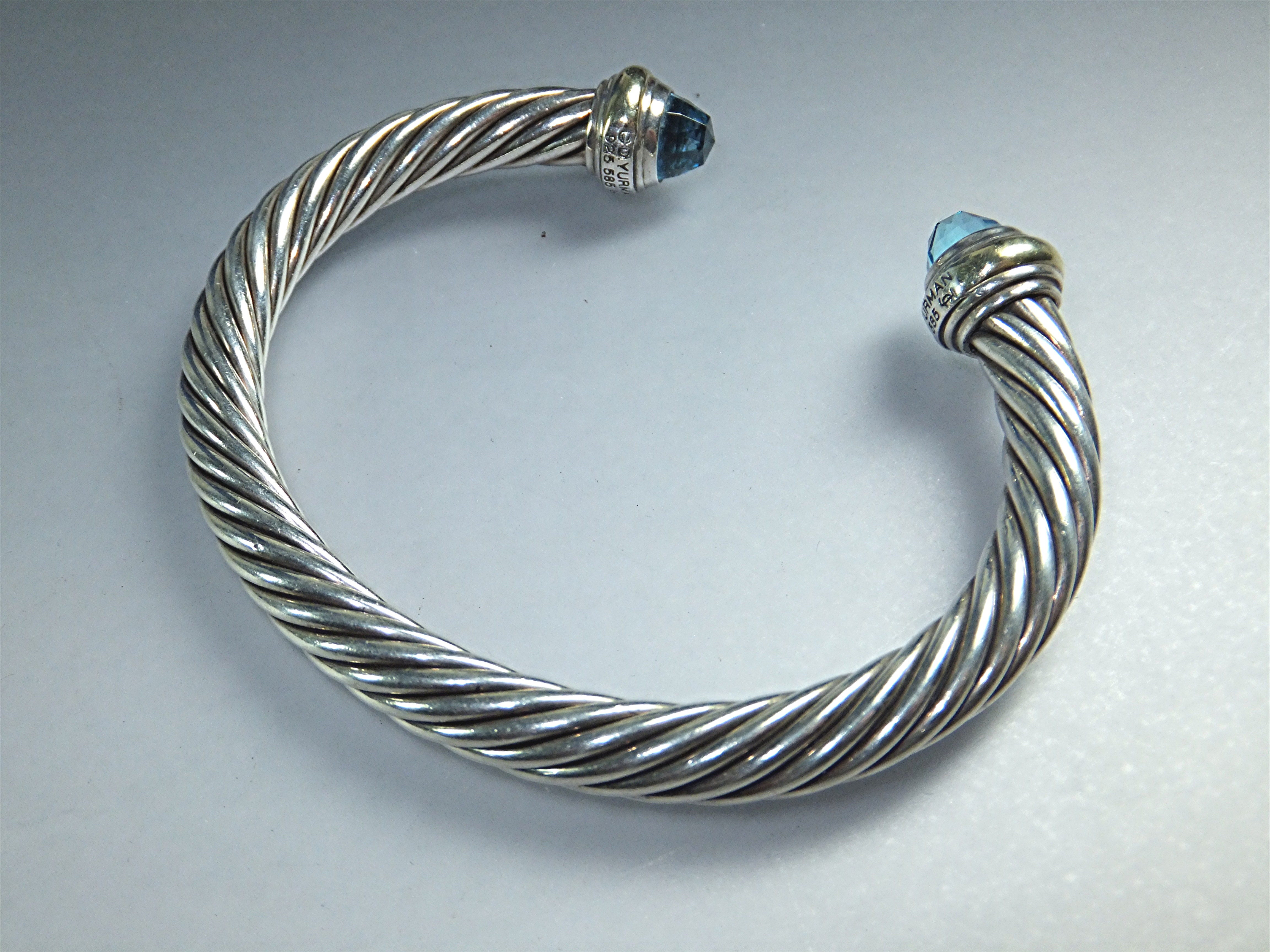 DAVID YURMAN Sterling Silver 14K Gold Bracelet
