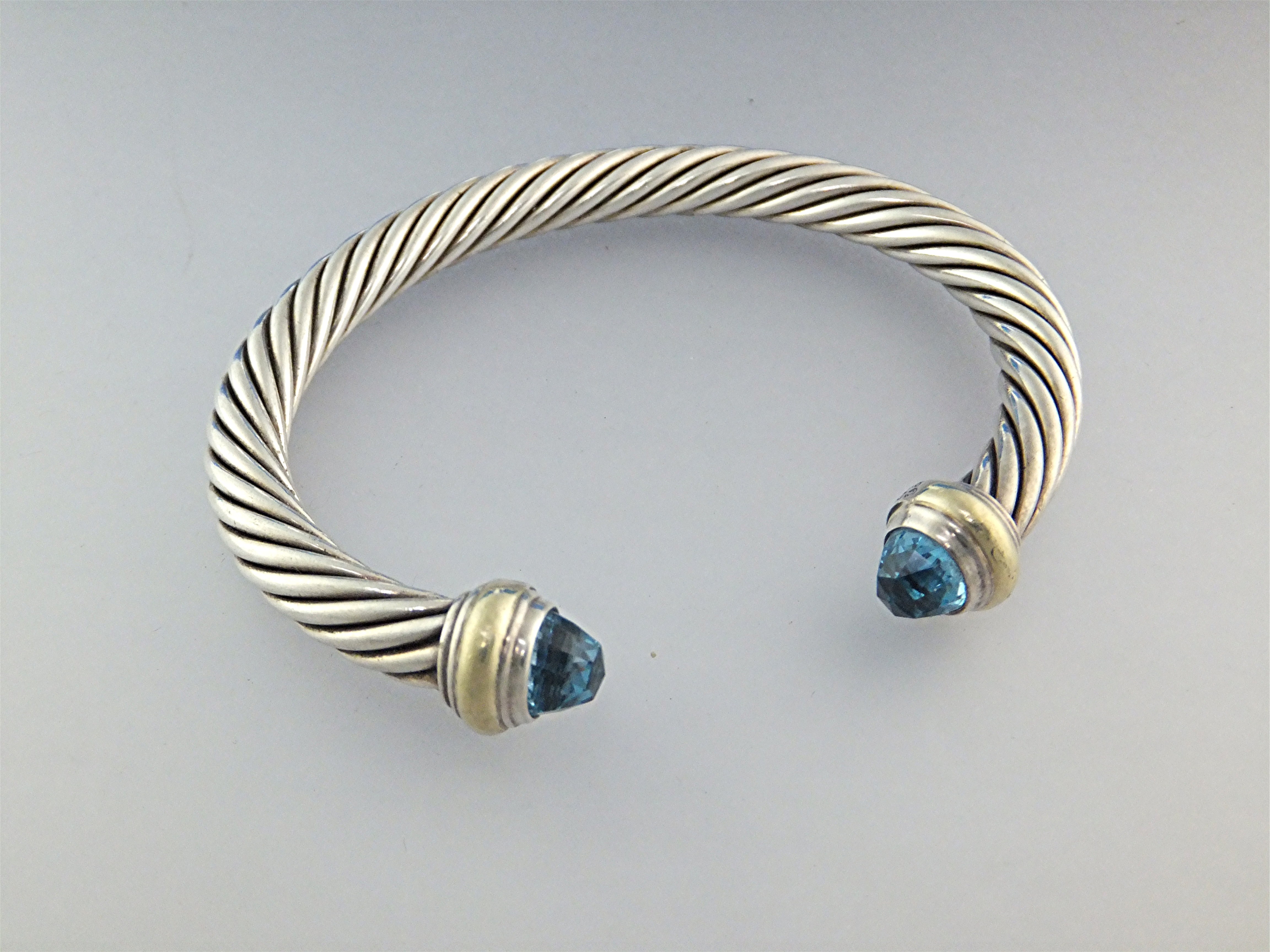 DAVID YURMAN Sterling Silver 14K Gold Bracelet