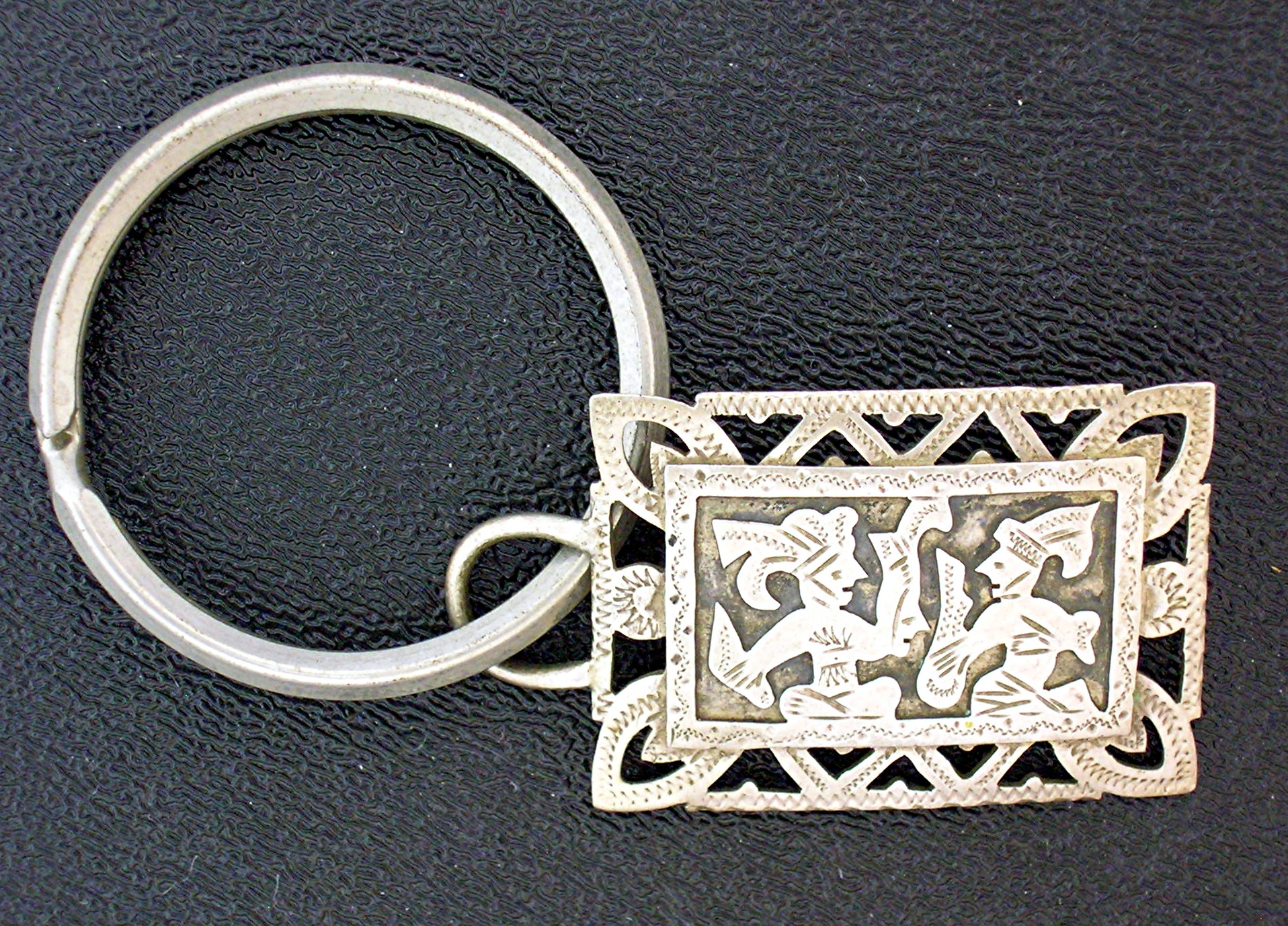 Sterling Silver Warriors Key Fob Guatemala