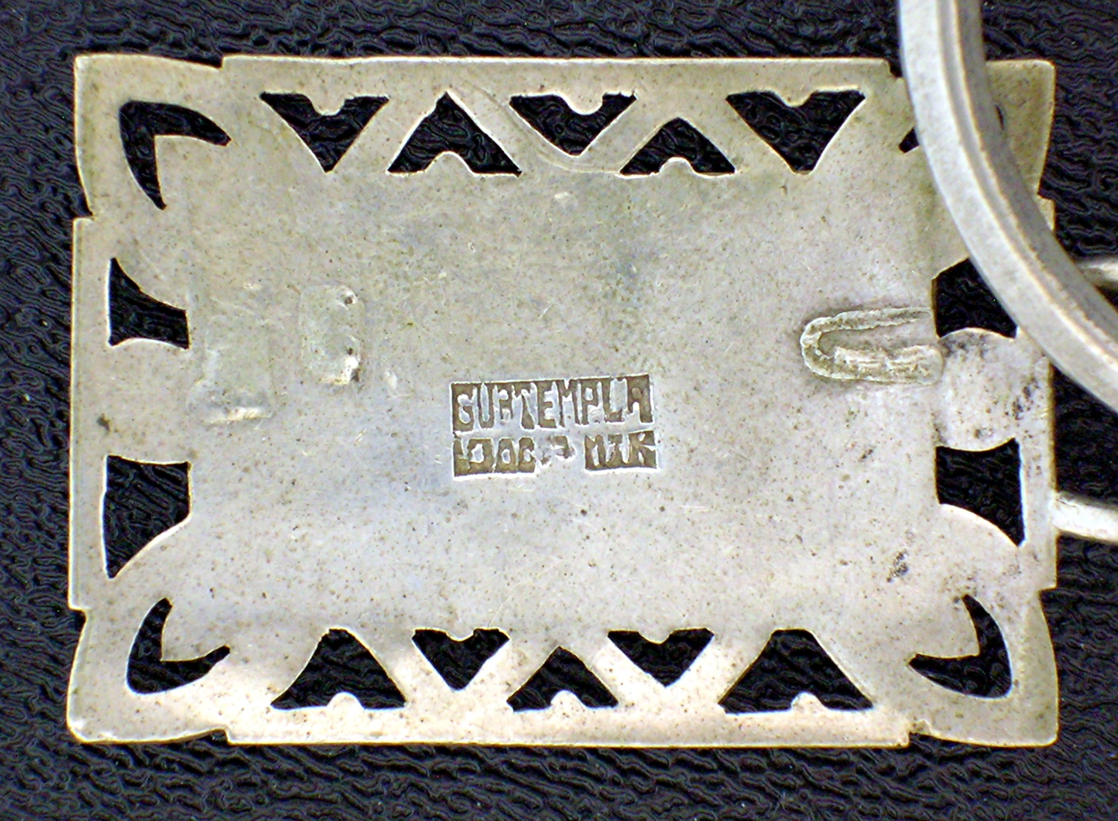 Sterling Silver Warriors Key Fob Guatemala