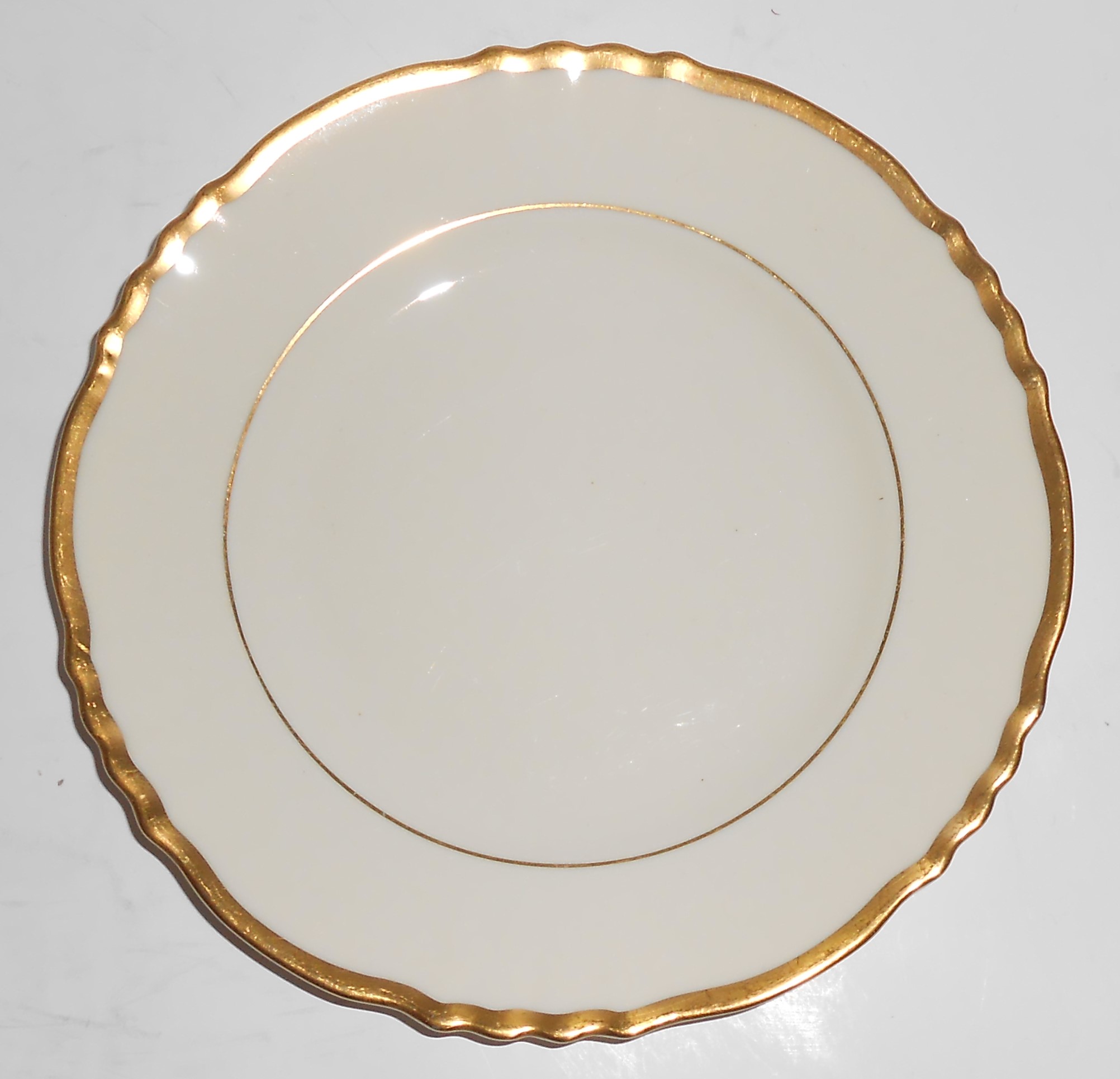Syracuse China Old Ivory Gold Fluted Bread Plate