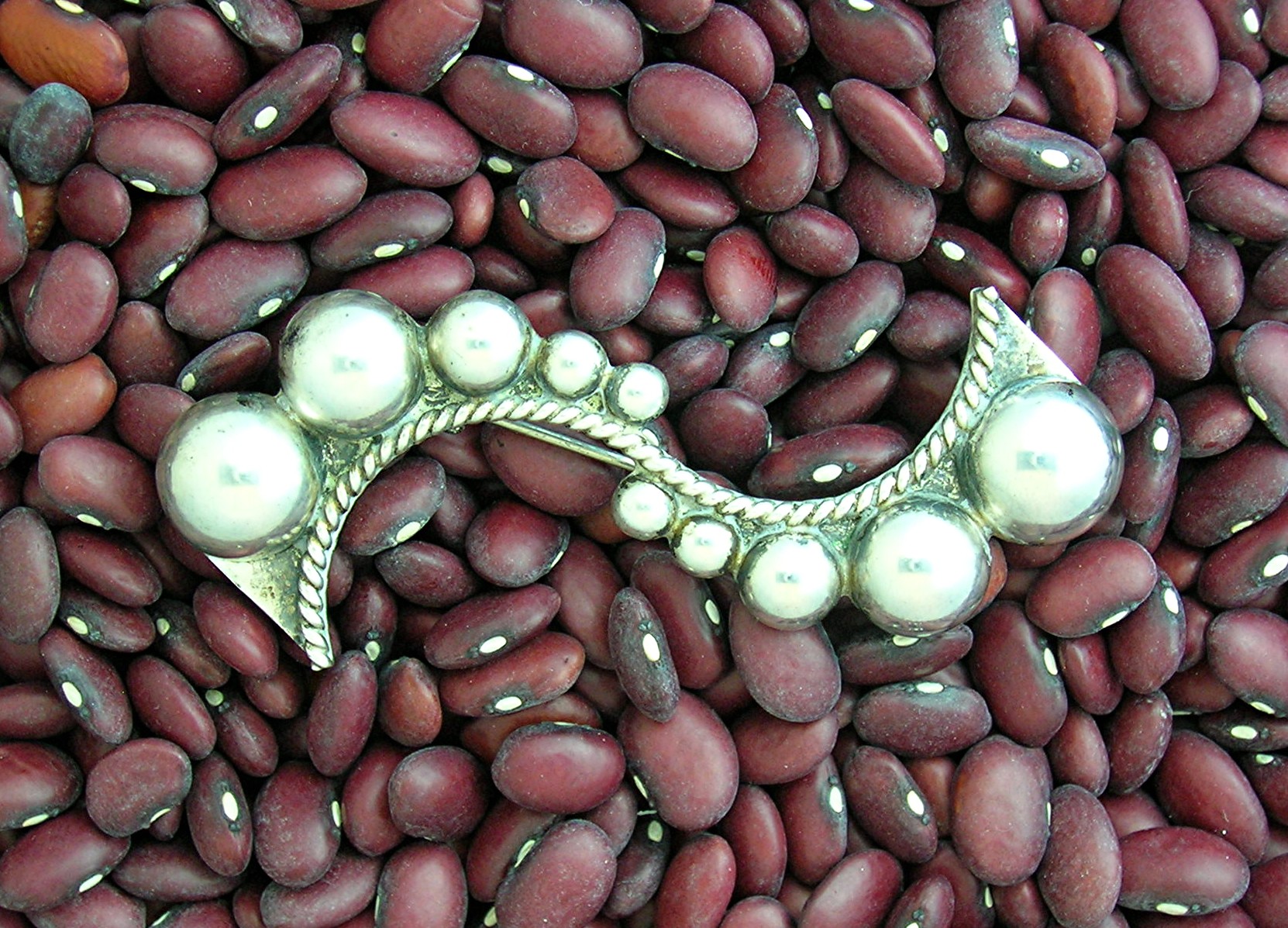 Mexico Silver Signed BEKMANN Brooch
