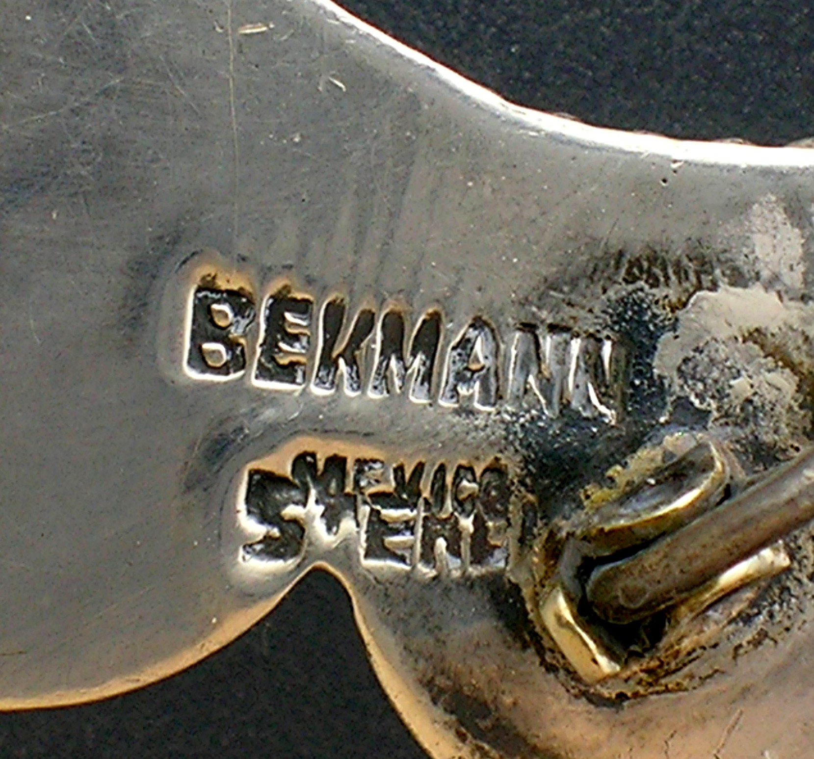 Mexico Silver Signed BEKMANN Brooch