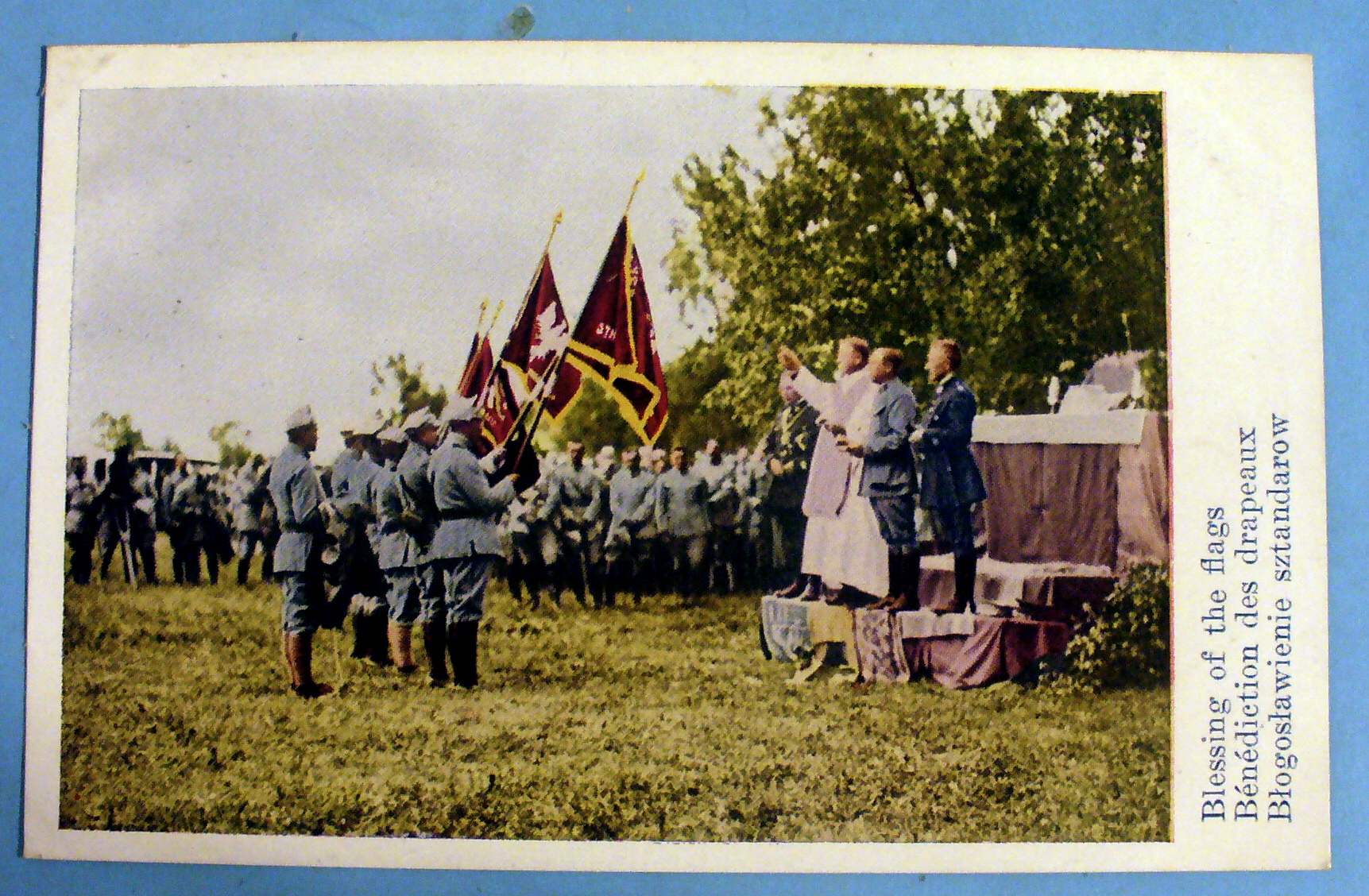 Blessings Of The Flags Postcard