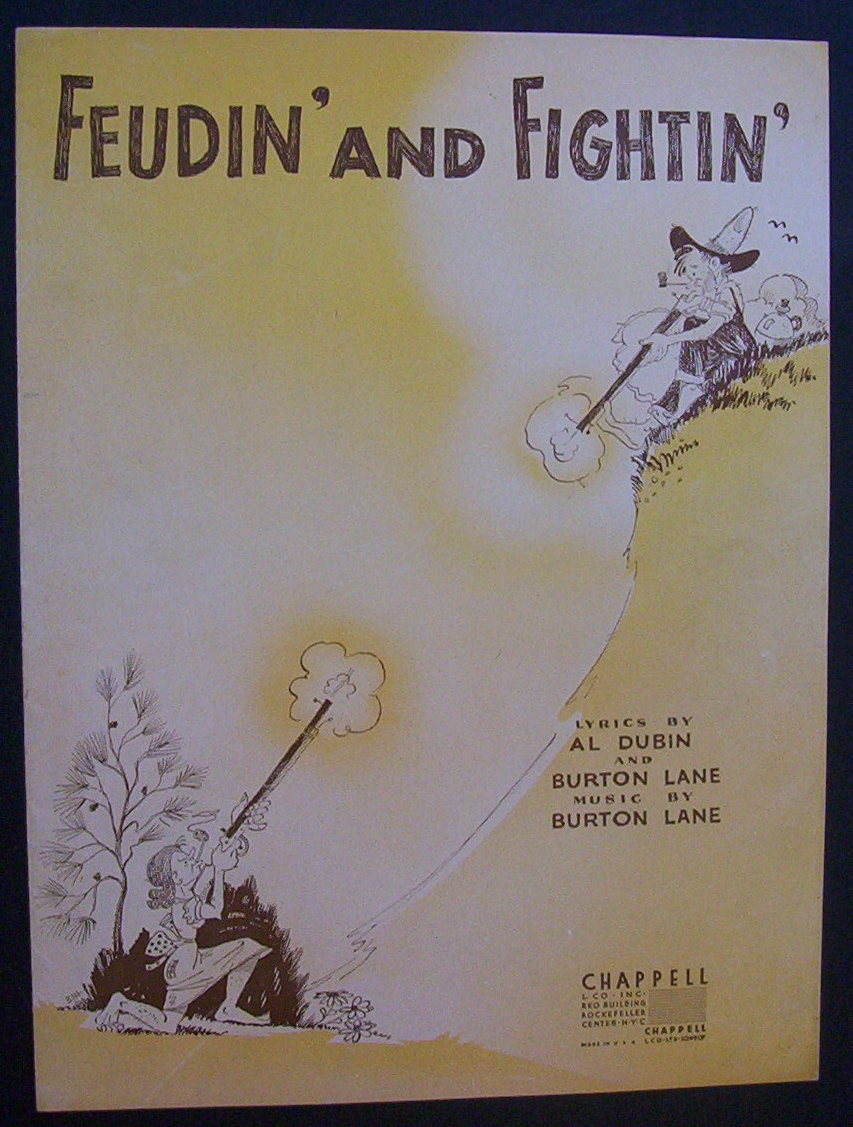 1947 Feudin' And Fightin' Sheet Music