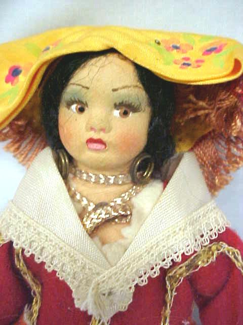 Lenci Style Doll Ethnic Magis Roma