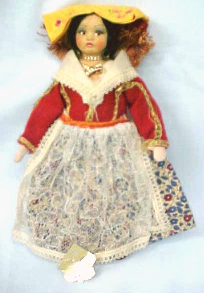 Lenci Style Doll Ethnic Magis Roma