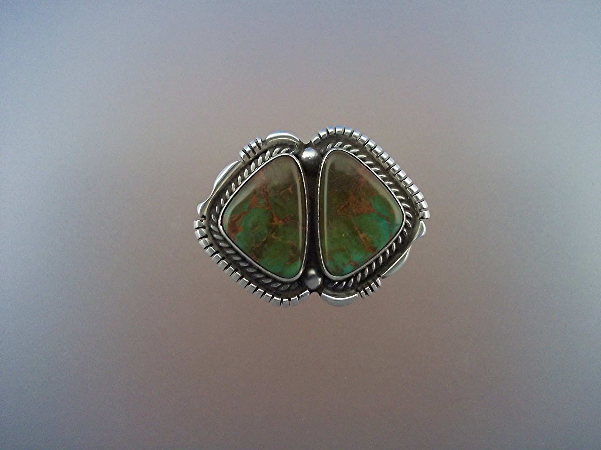 Carico Lake Turquoise Sterling Silver Ring G Spencer