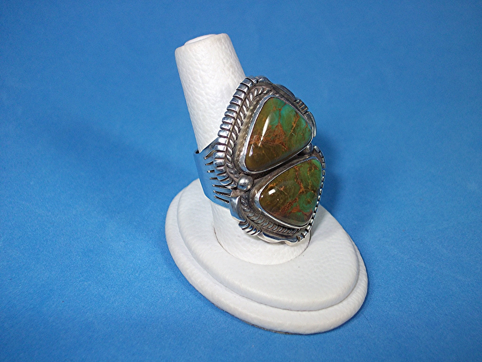 Carico Lake Turquoise Sterling Silver Ring G Spencer