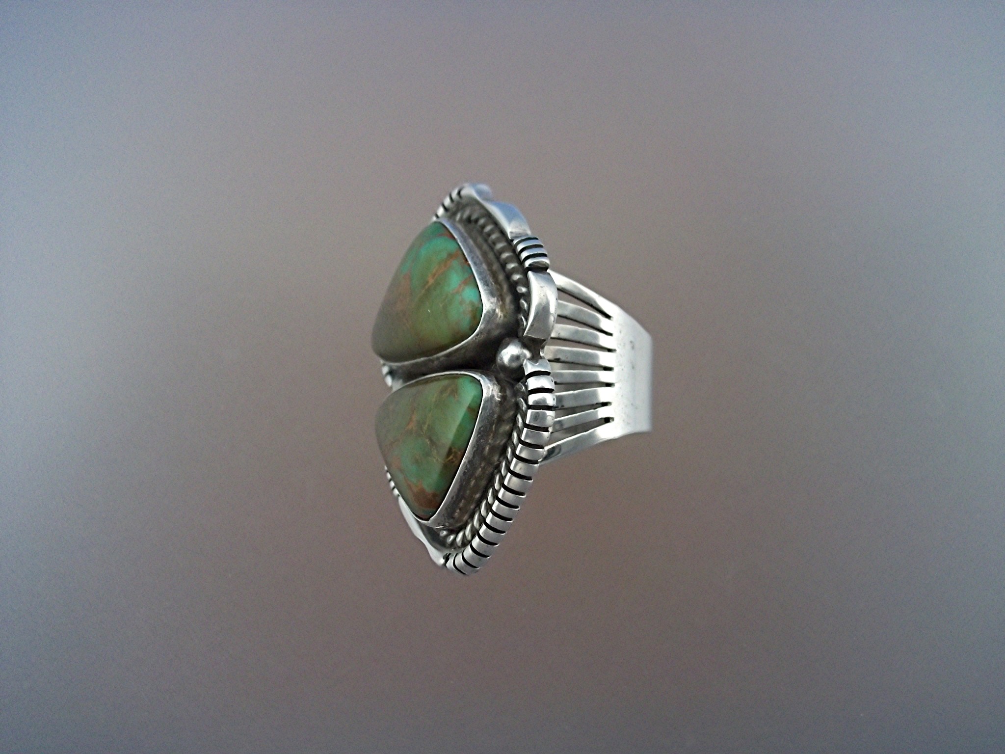 Carico Lake Turquoise Sterling Silver Ring G Spencer