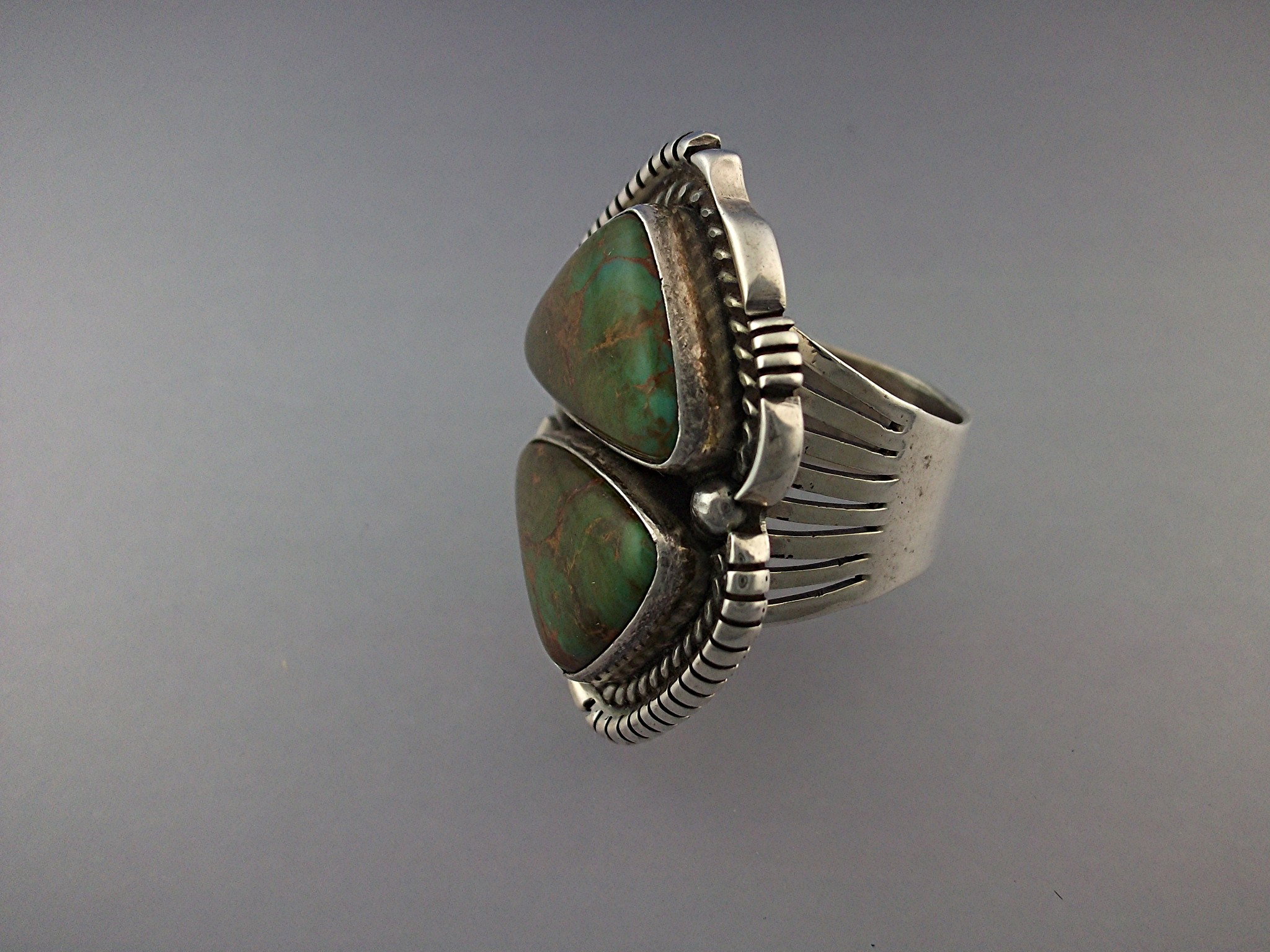 Carico Lake Turquoise Sterling Silver Ring G Spencer