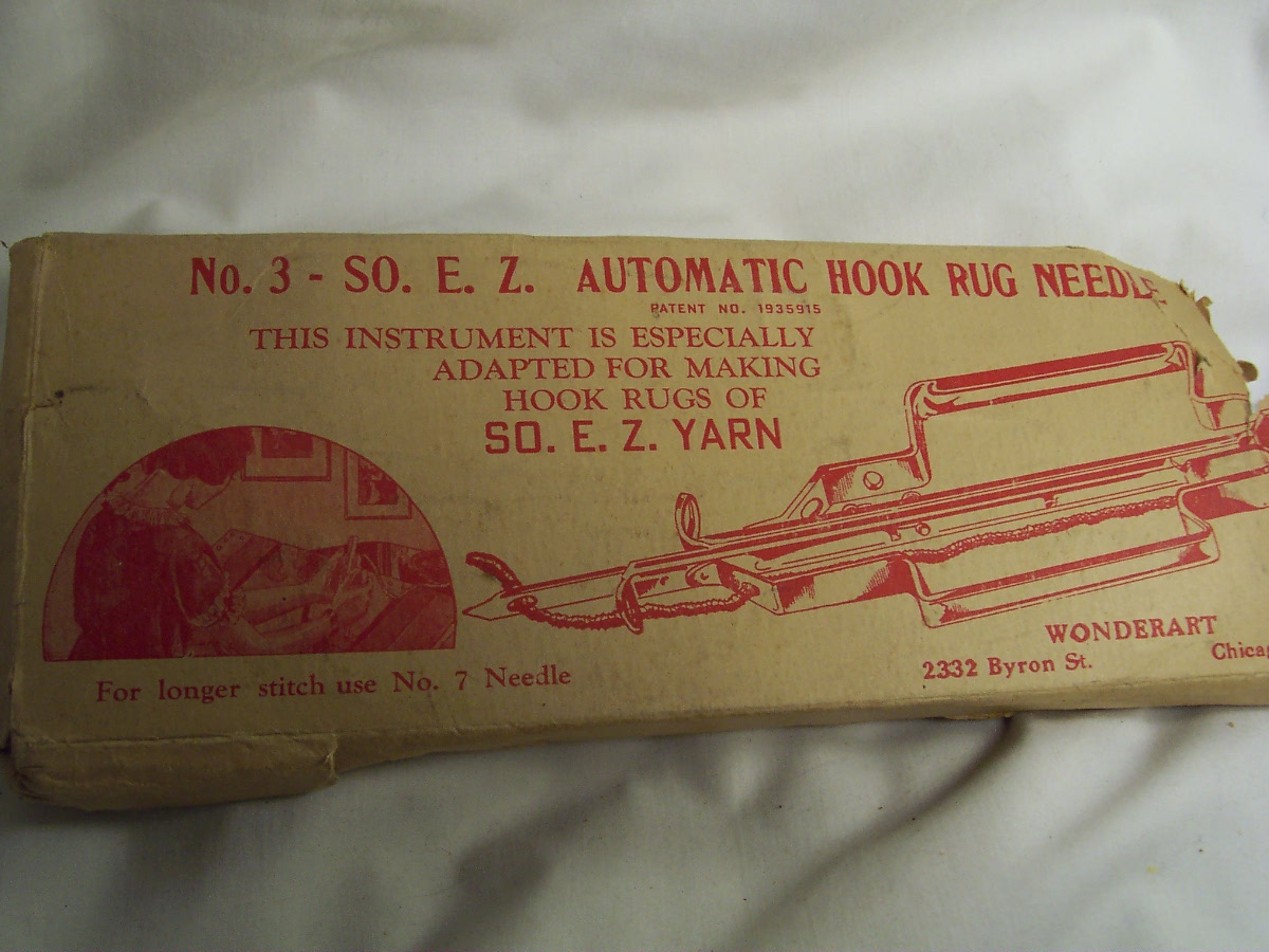 E.Z. Automatic Hook Rug Needle Wonderart