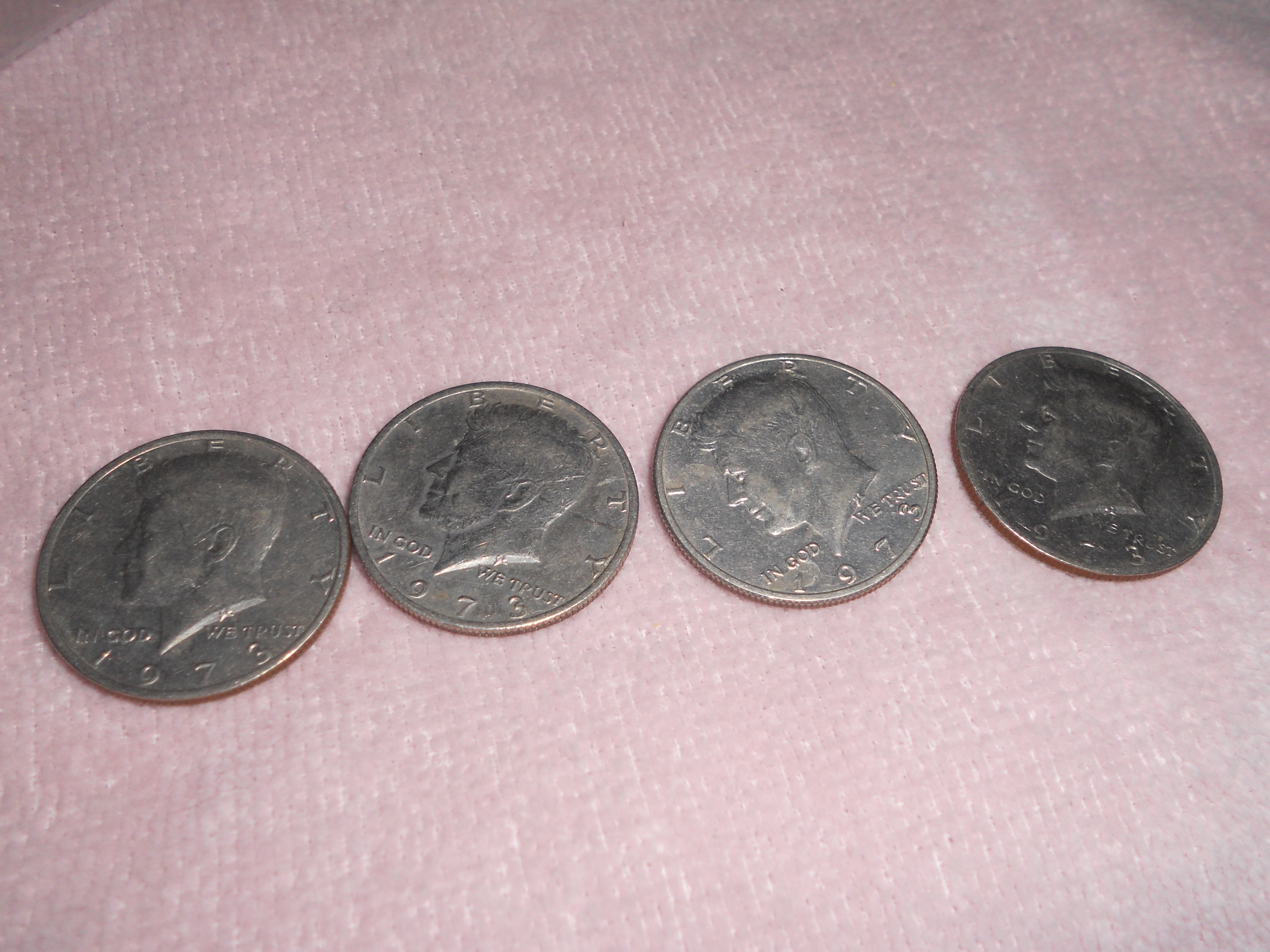 Kennedy Half Dollar 1973 Set of 4