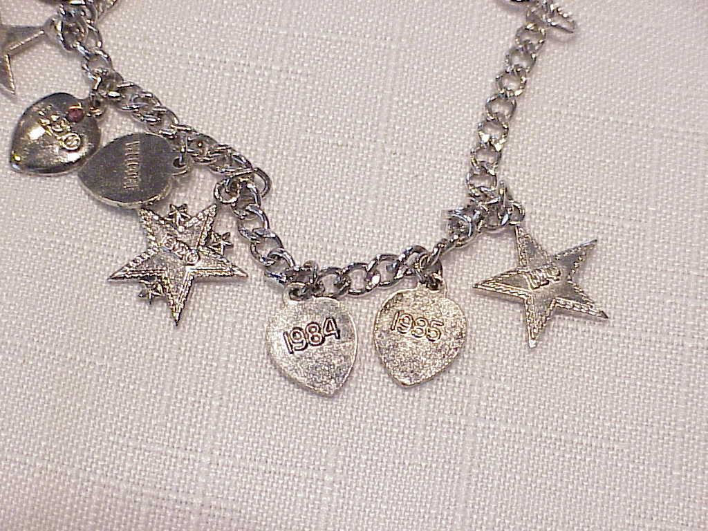 Beta Epsilon Phi Sorority Silver Charm Bracelet - Secret Sister Charm