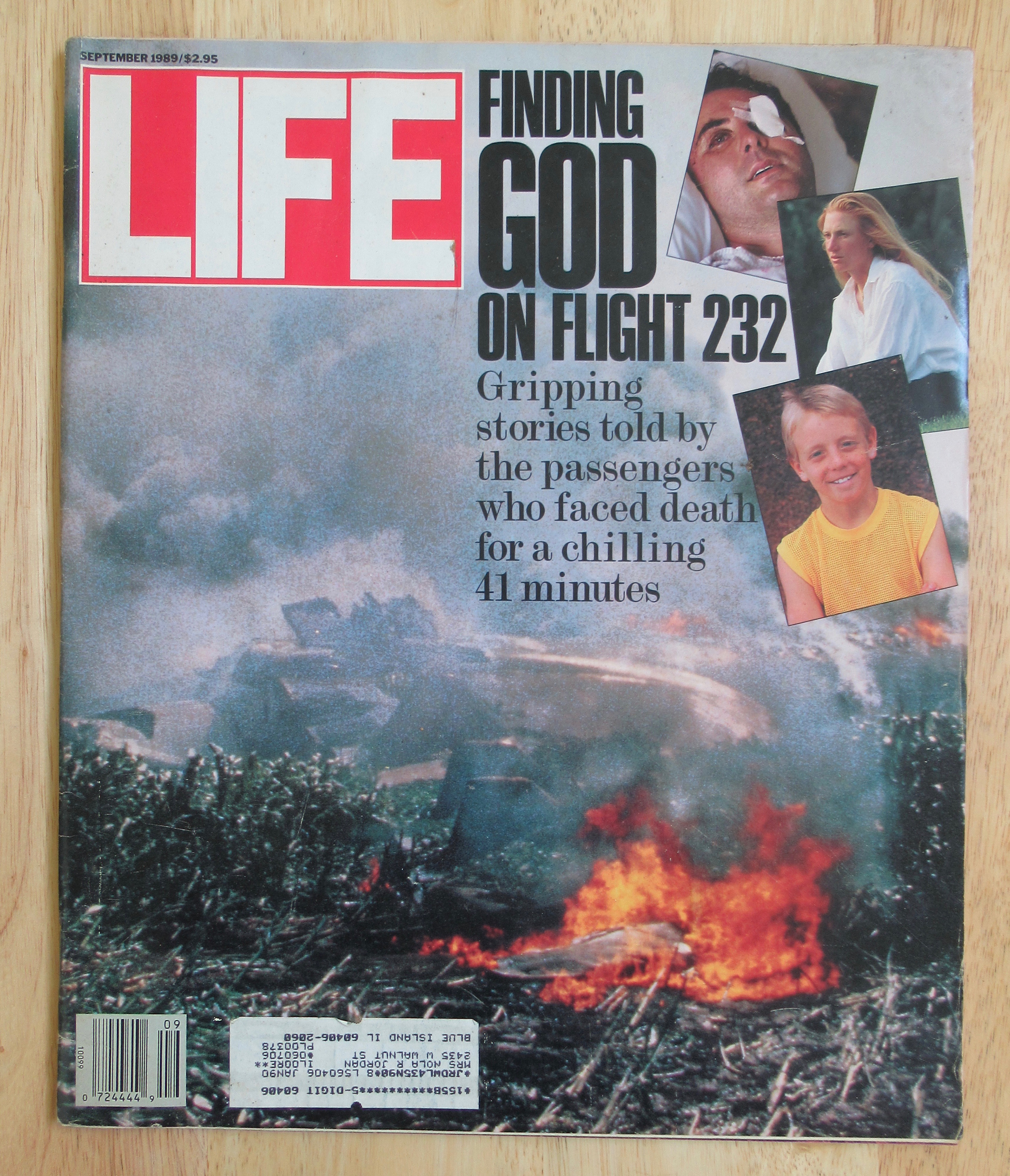 Life Magazine September 1989 Flight 232