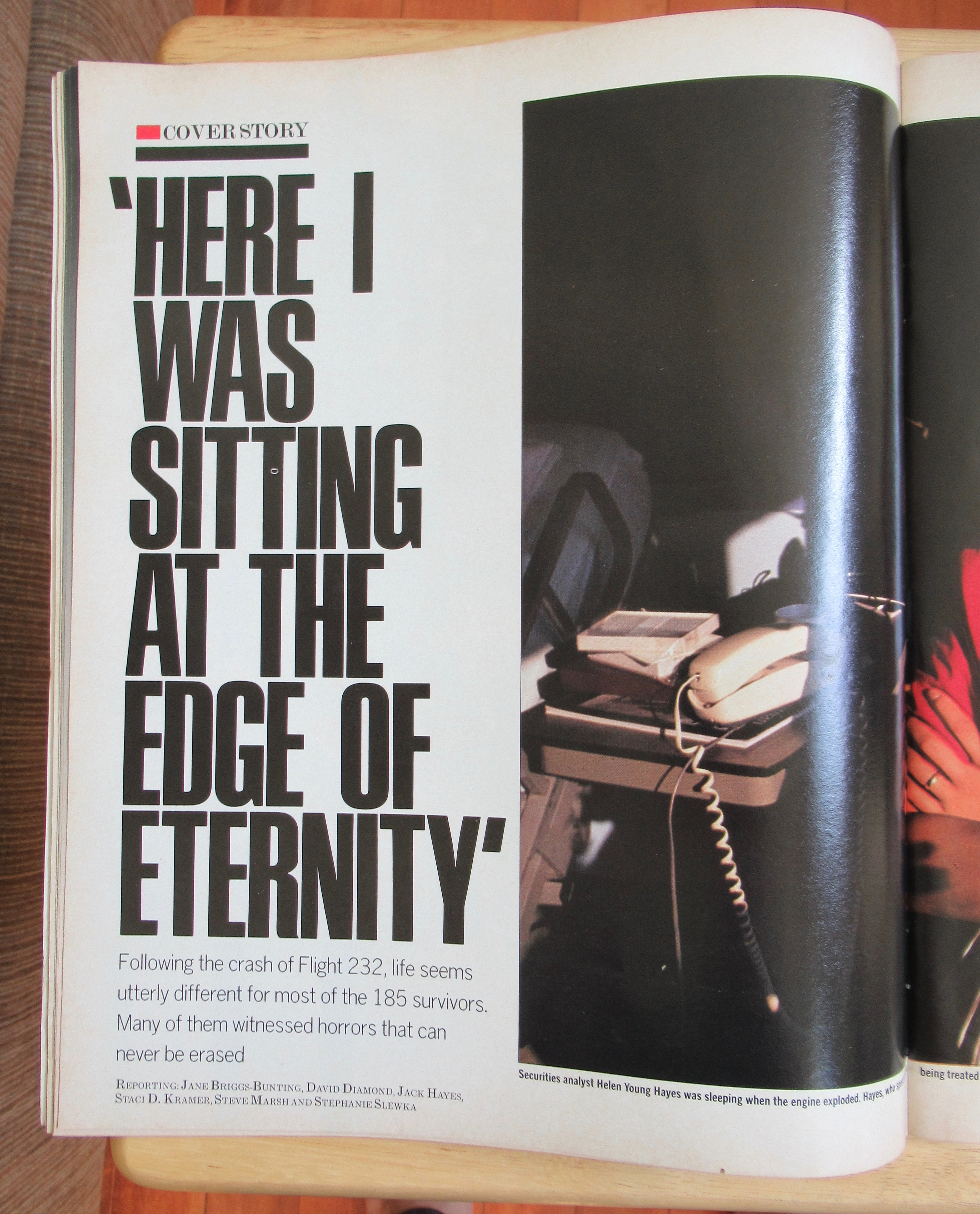 Life Magazine September 1989 Flight 232