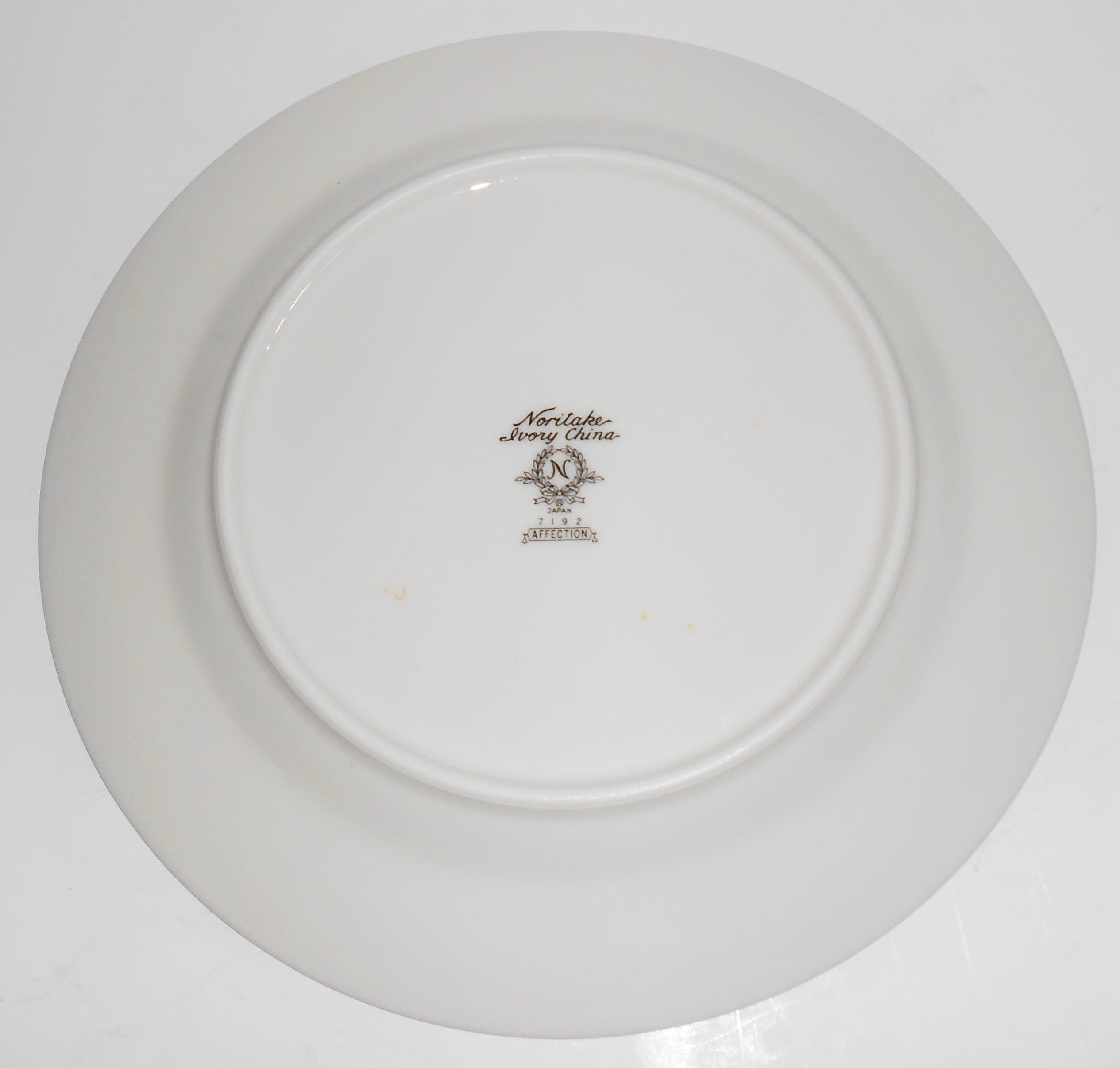 Noritake China Porcelain Affection Platinum Salad Plate
