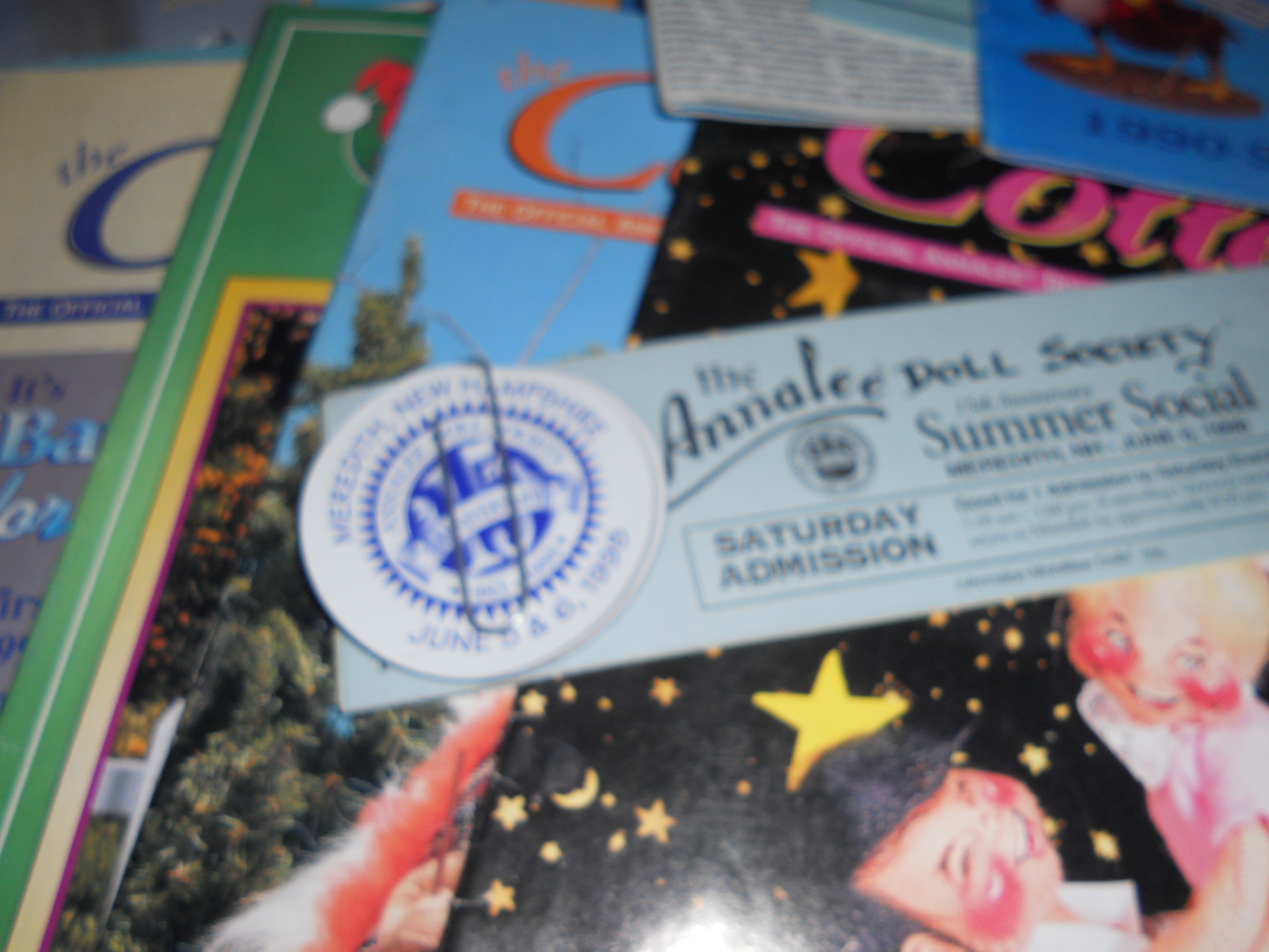 Annalee Magazines Booklets and Passes Lot