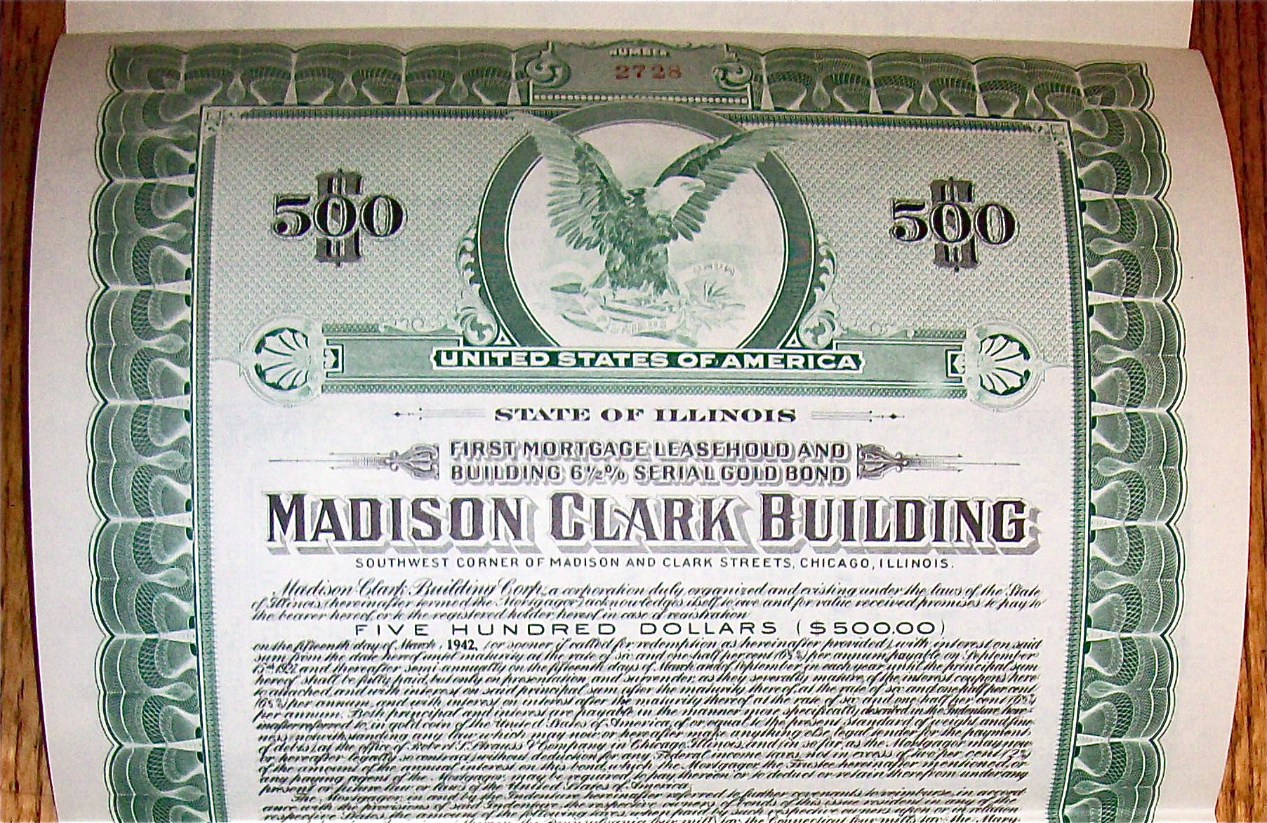 1942 Madison Clark Building Gold Bond