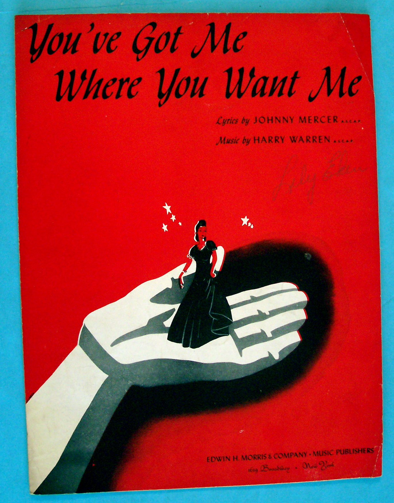 Sheet Music For 1944 You've Got Me Where You Want Me
