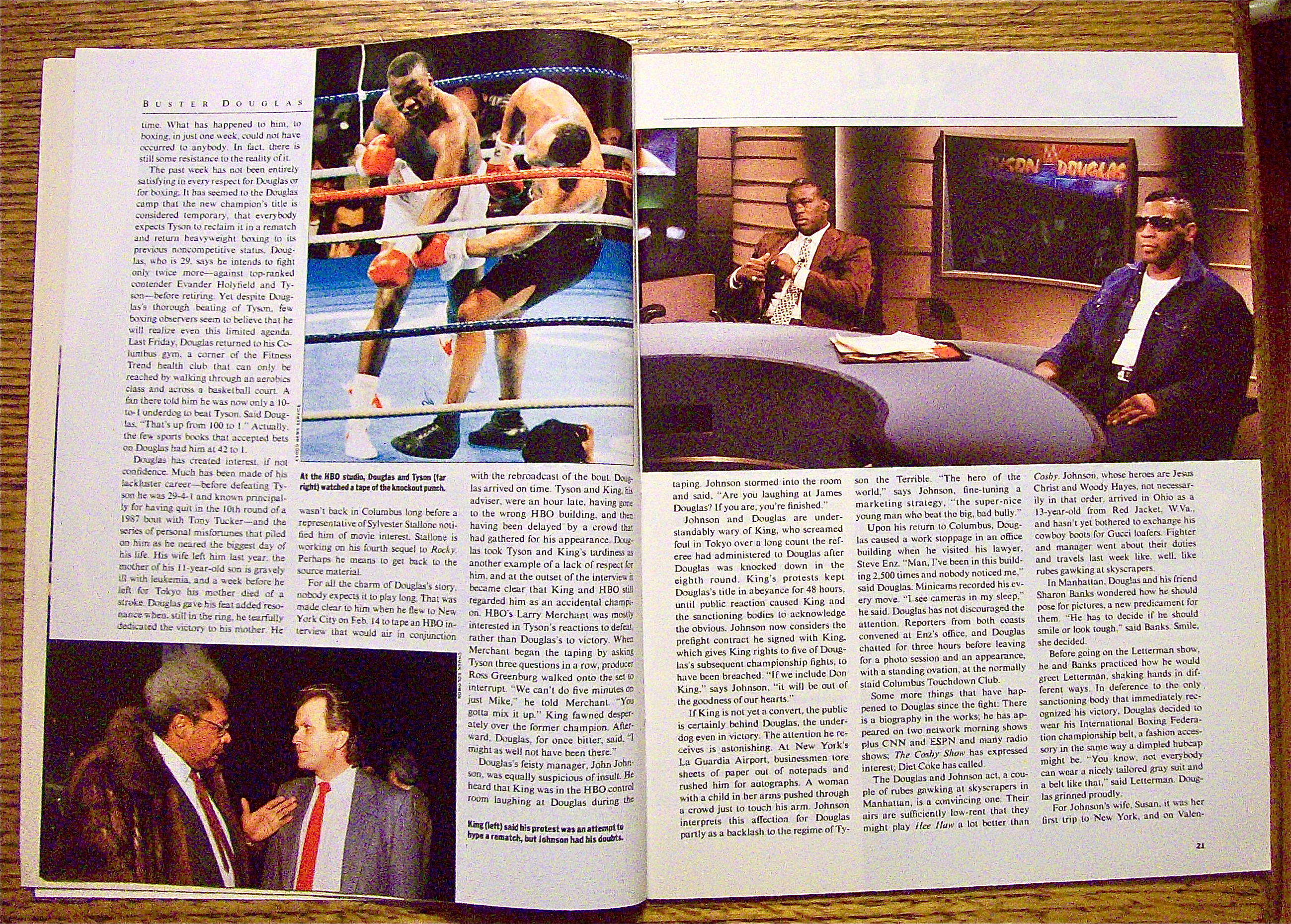 Sport Illustrated Magazine February 26, 1990 Buster D.