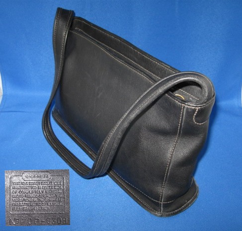 Coach Black leather handbag - purse