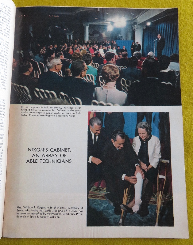 Time Magazine December 20, 1968 William Rogers: Nixon's Secretary of State