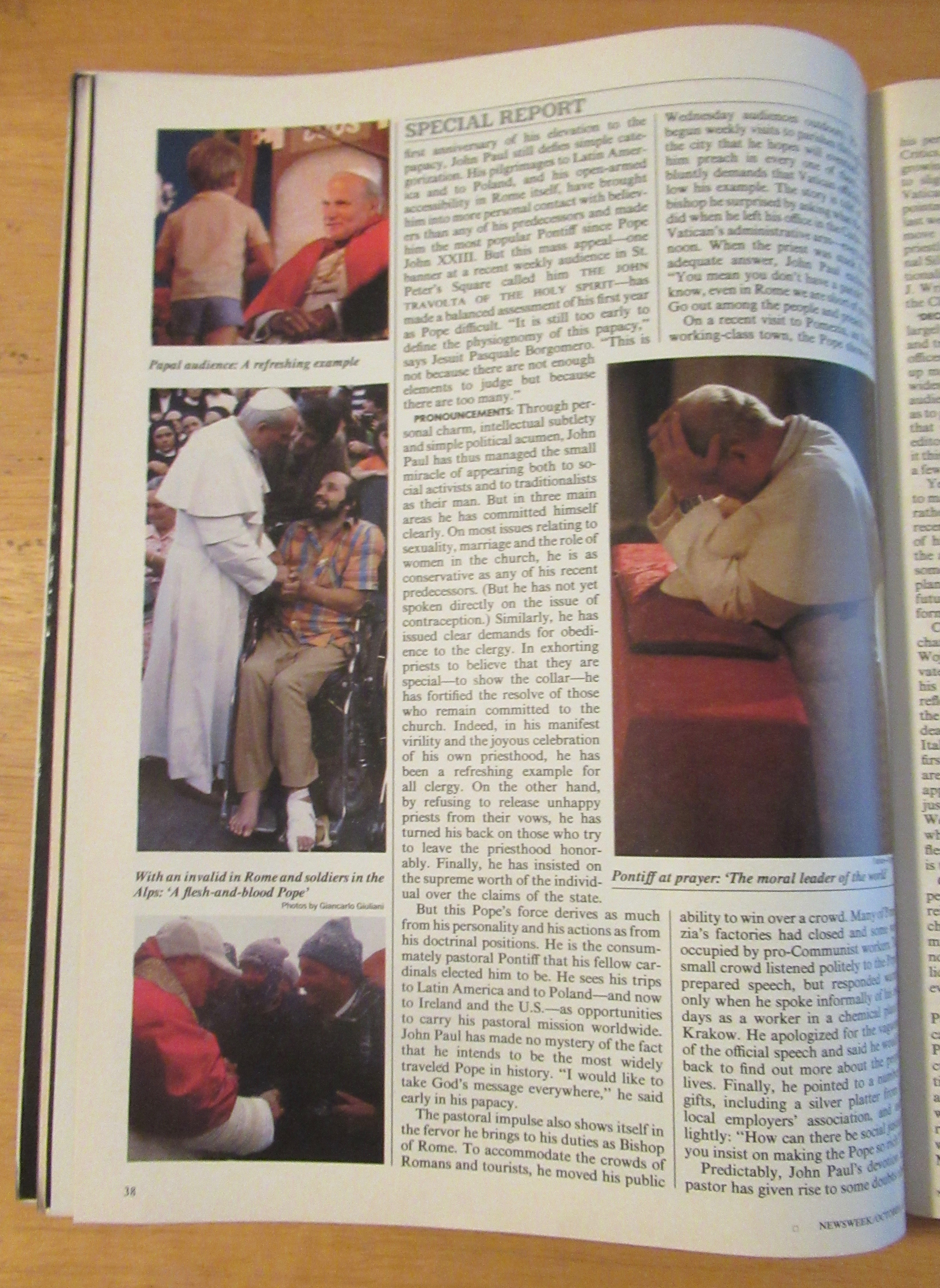 Newsweek Magazine-October 8, 1979-Pope's Historic Visit