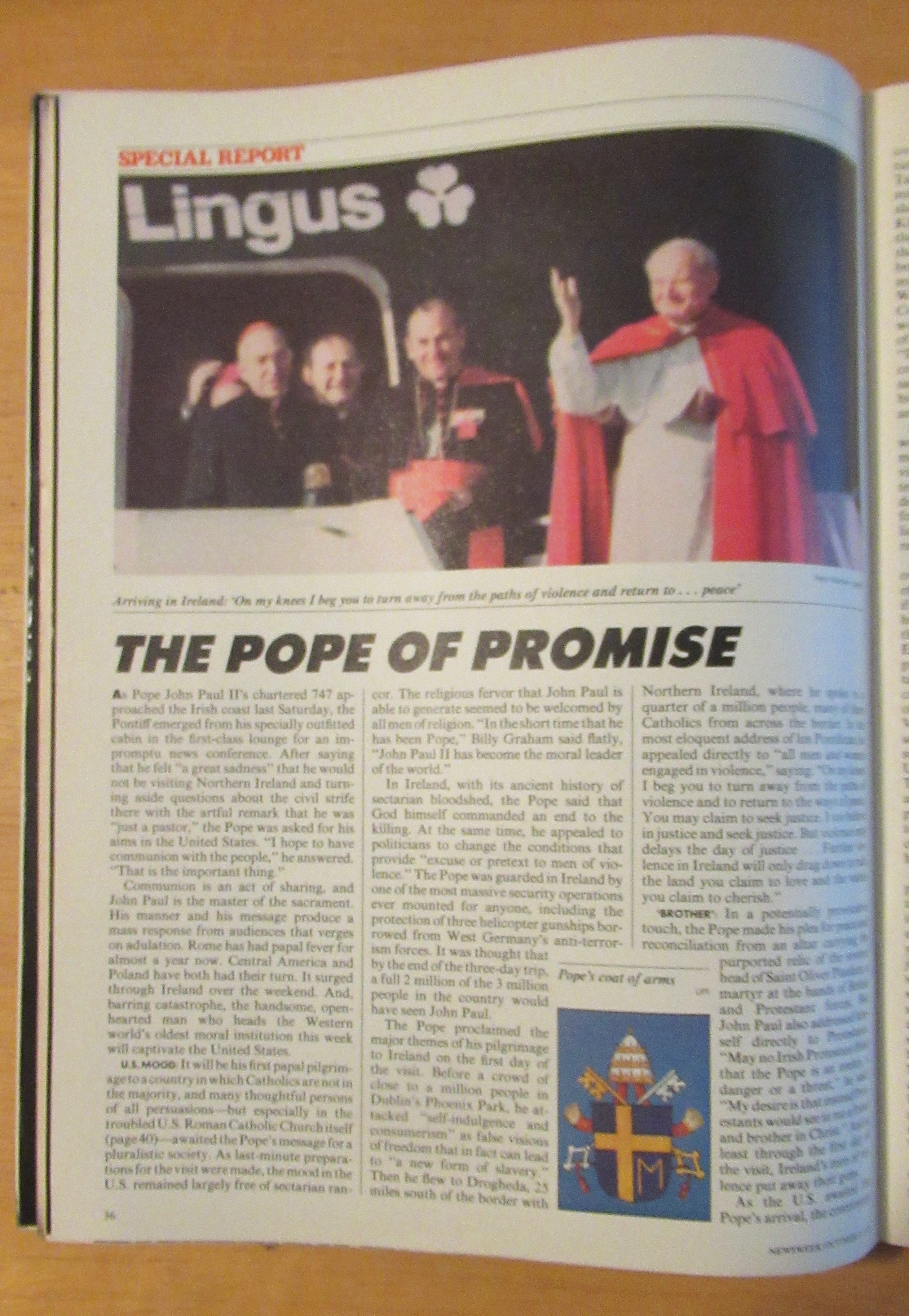 Newsweek Magazine-October 8, 1979-Pope's Historic Visit