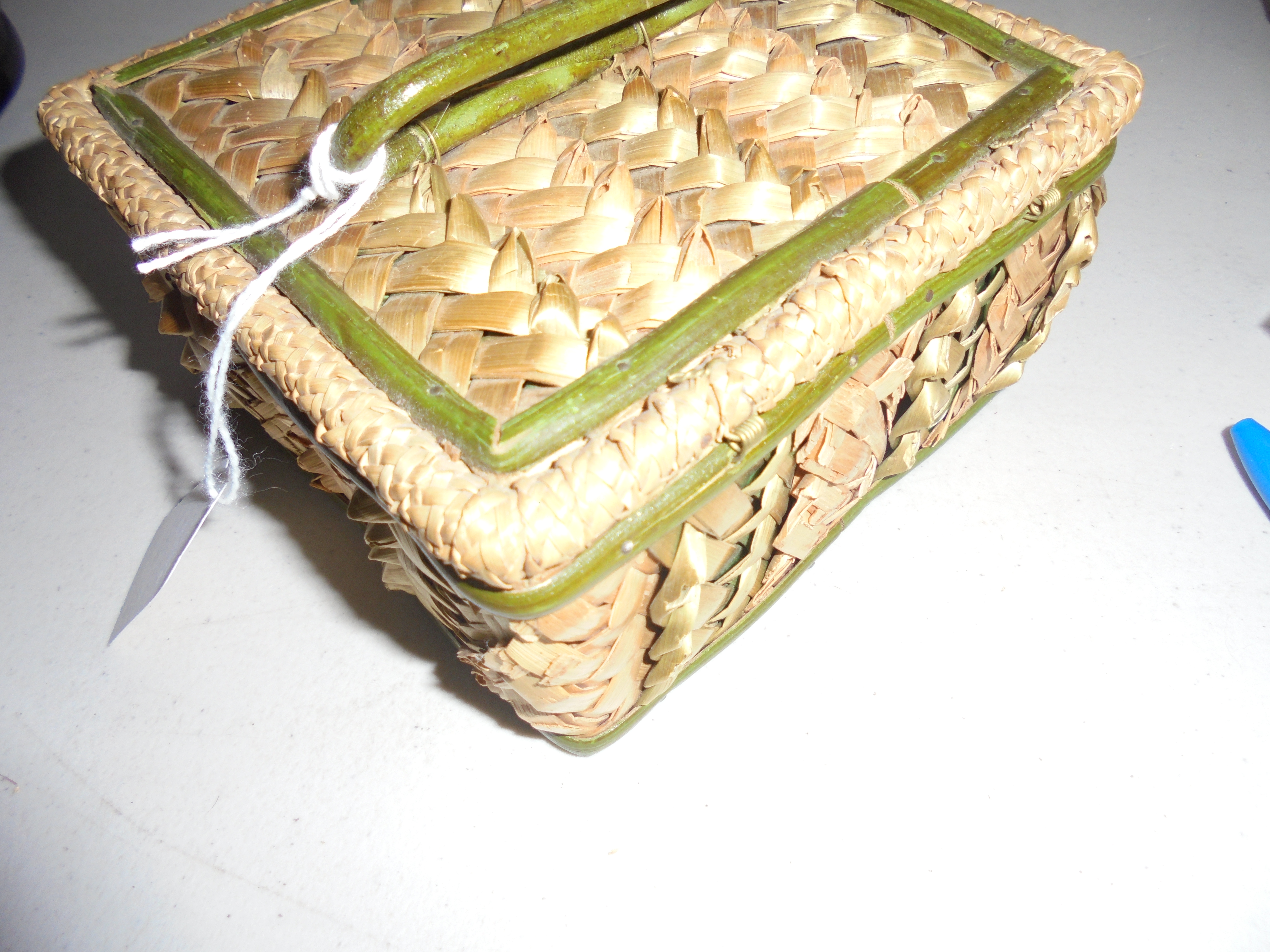 Arts and Crafts Braided Woven Sampler Basket