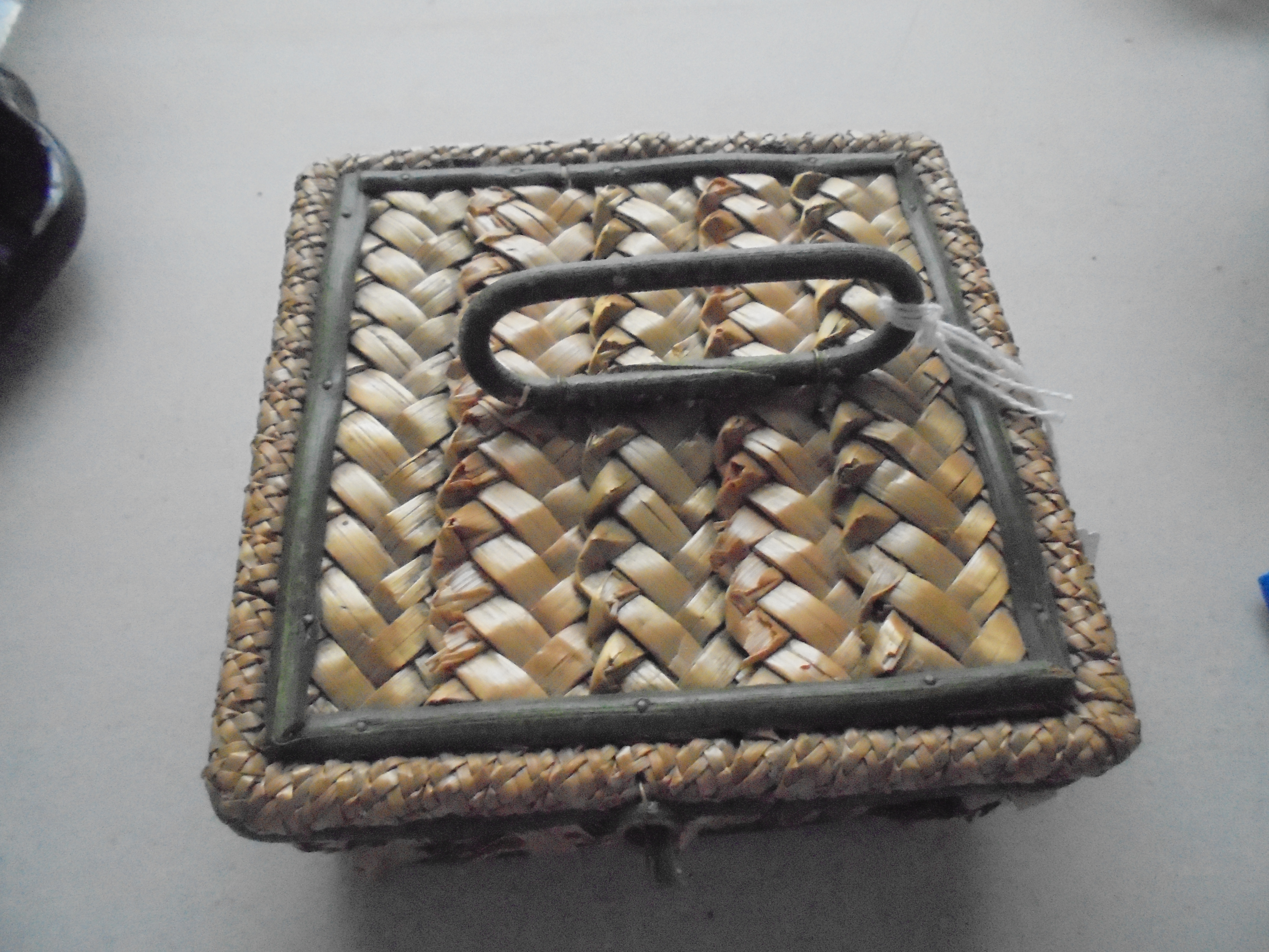 Arts and Crafts Braided Woven Sampler Basket