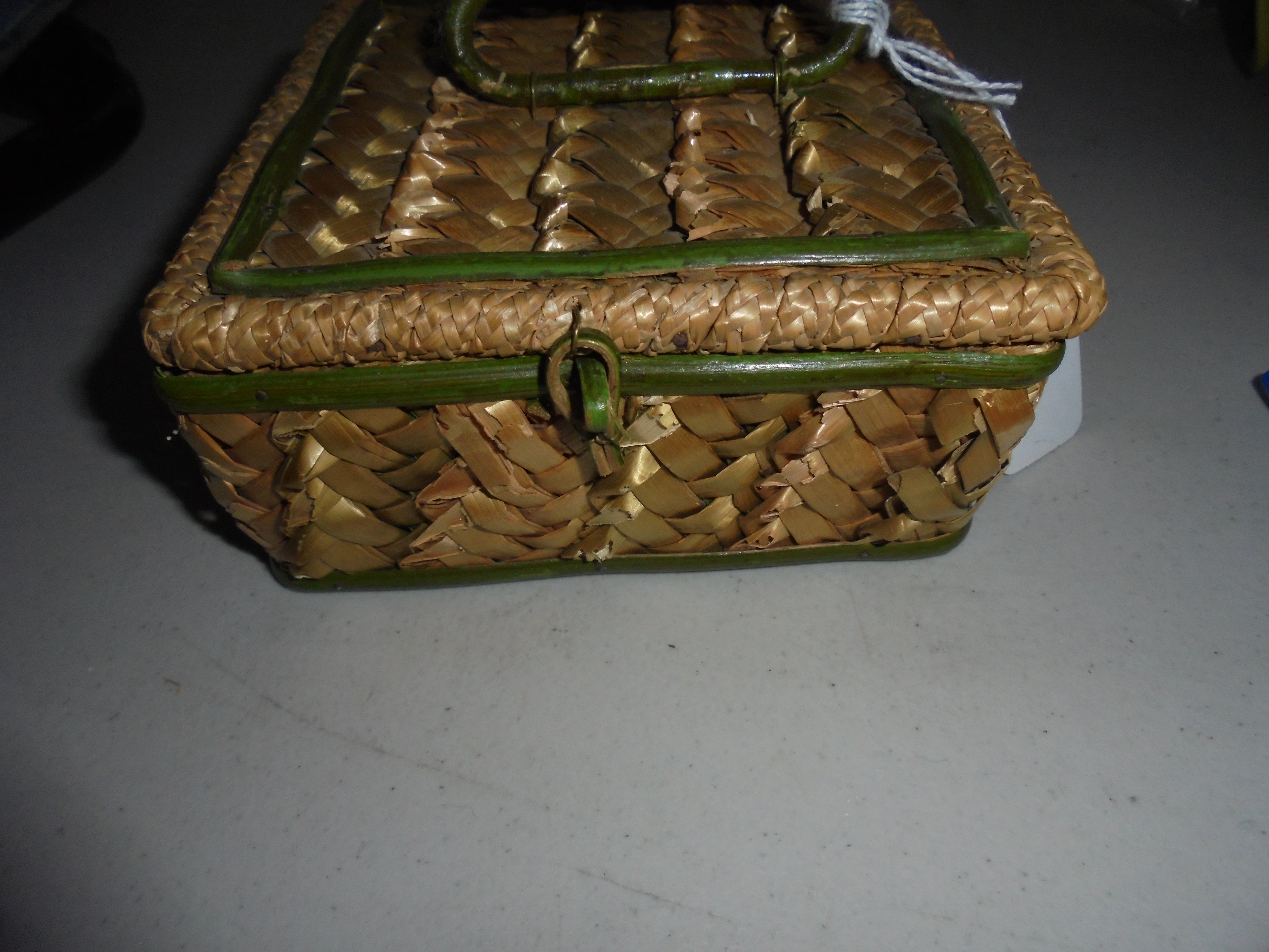 Arts and Crafts Braided Woven Sampler Basket